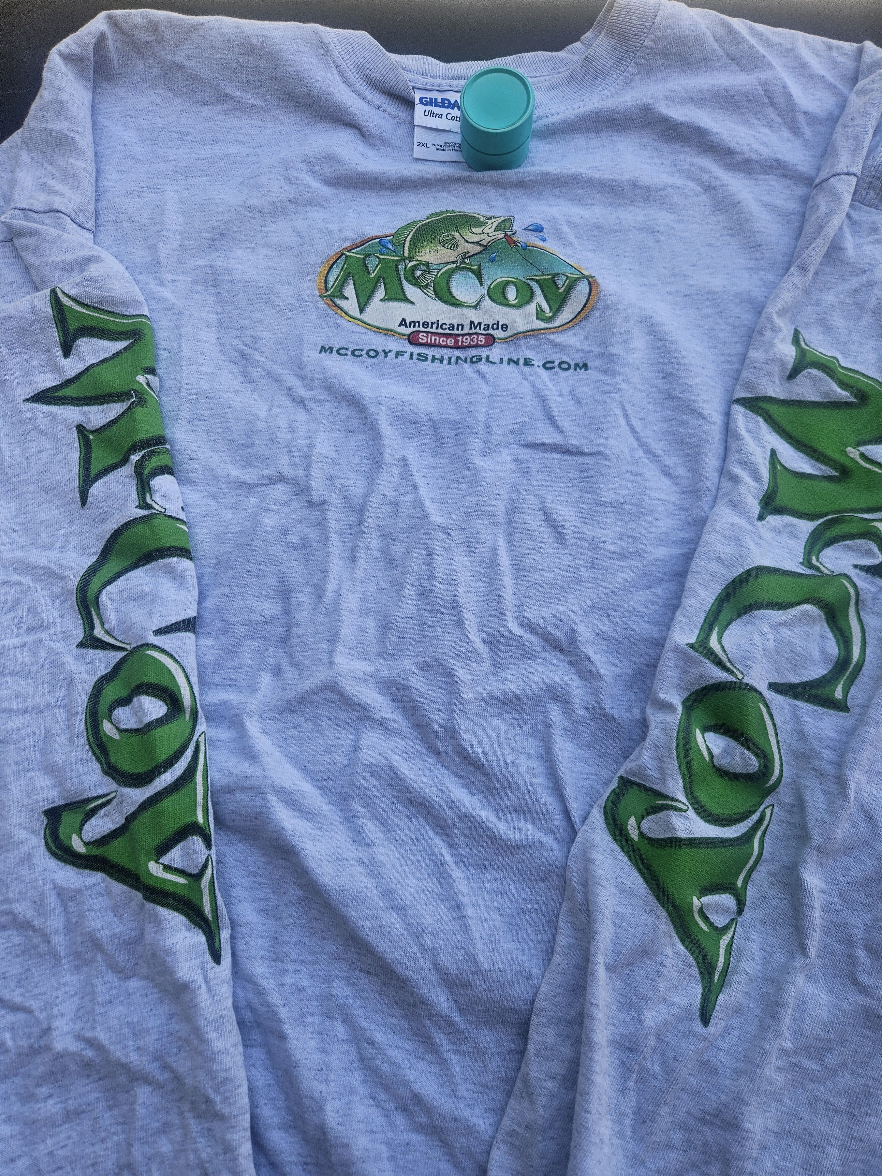 Gildan McCoy Fishing Line Y2K Long Sleeve Graphic Gildan Tee Size US XXL / EU 58 / 5 - 5 Thumbnail