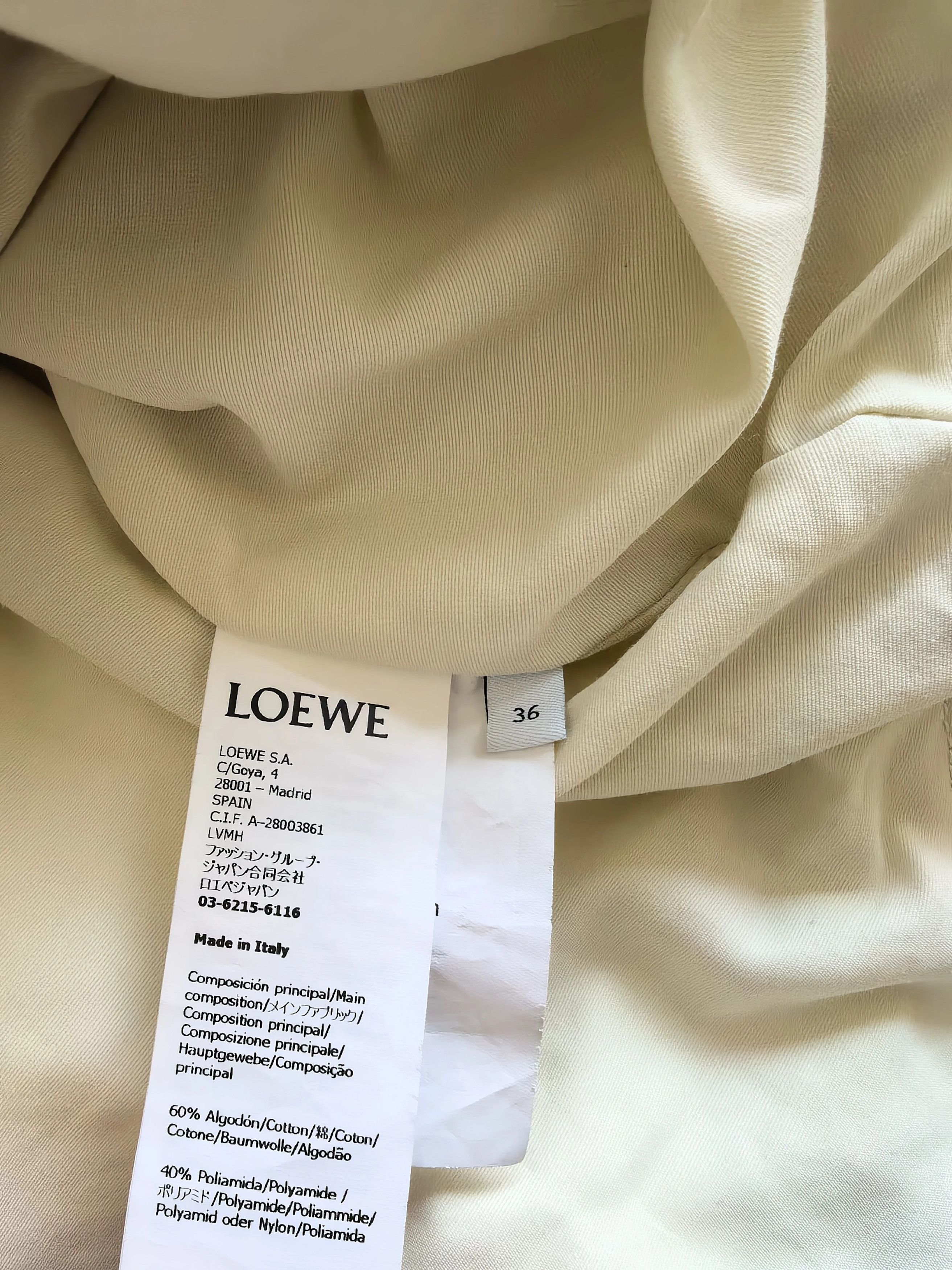 Loewe LOEWE SS25 Pre Collection Balloon Jacket New Size XS / US 0-2 / IT 36-38 - 4 Thumbnail