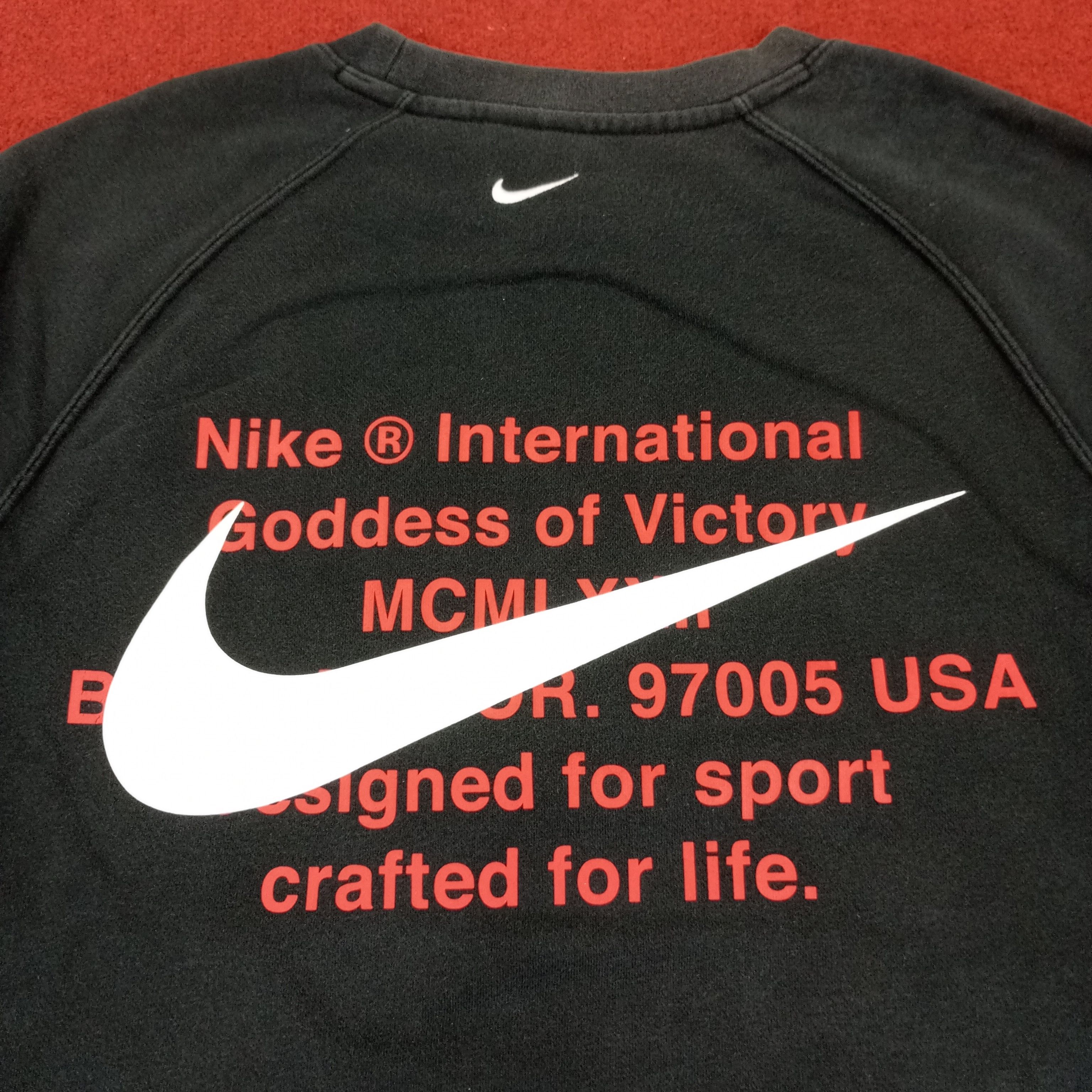 Nike × Vintage Nike Big Logo Design Sweatshirt Size US M / EU 48-50 / 2 - 2 Thumbnail