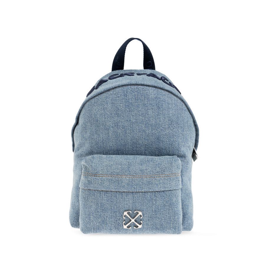 Off-White OFF WHITE Jitney Blue Denim Backpack New & Authentic Size ONE SIZE - 1 Thumbnail
