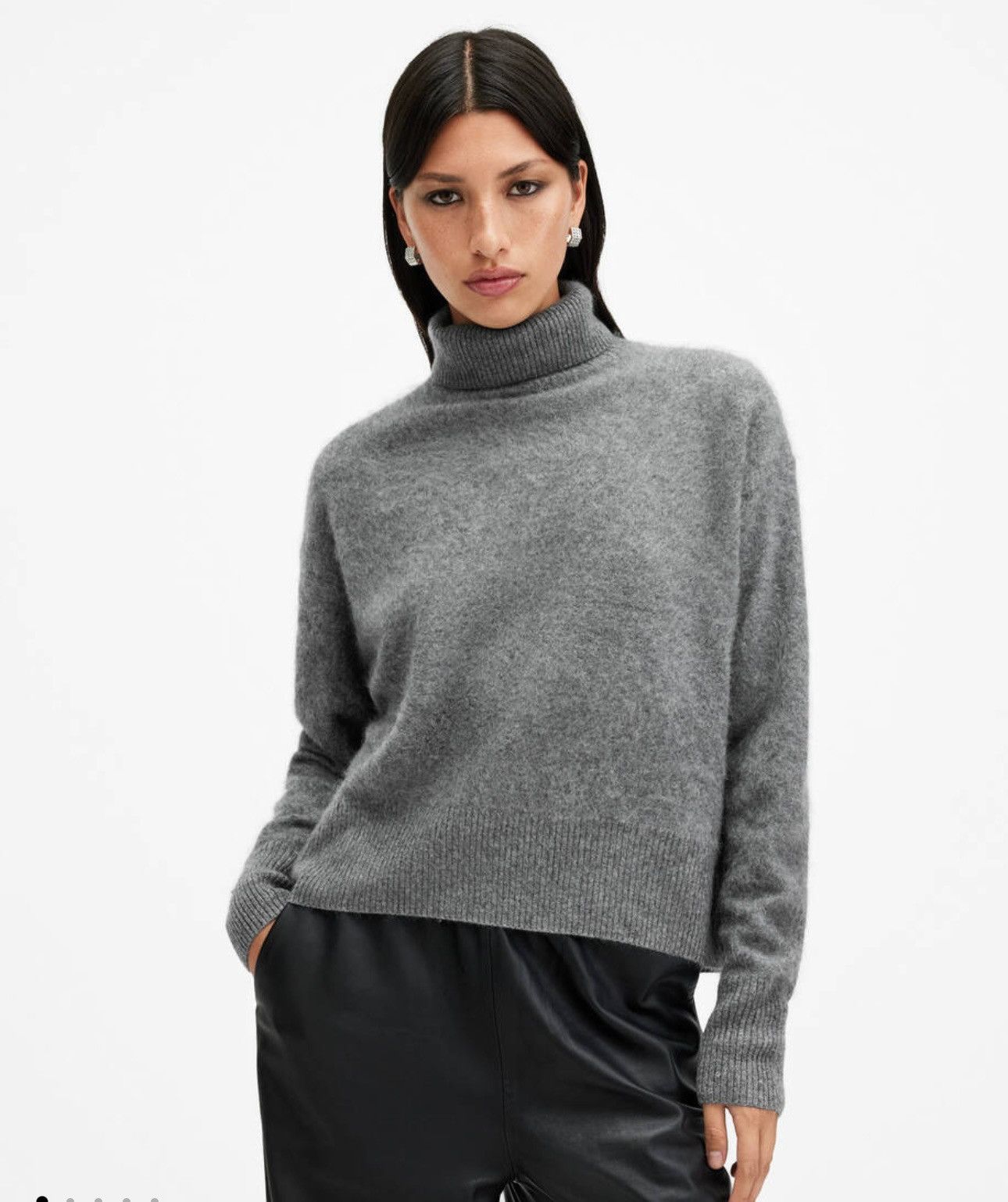 Allsaints All Saints Women Wool Sweater Size S / US 4 / IT 40 - 1 Thumbnail