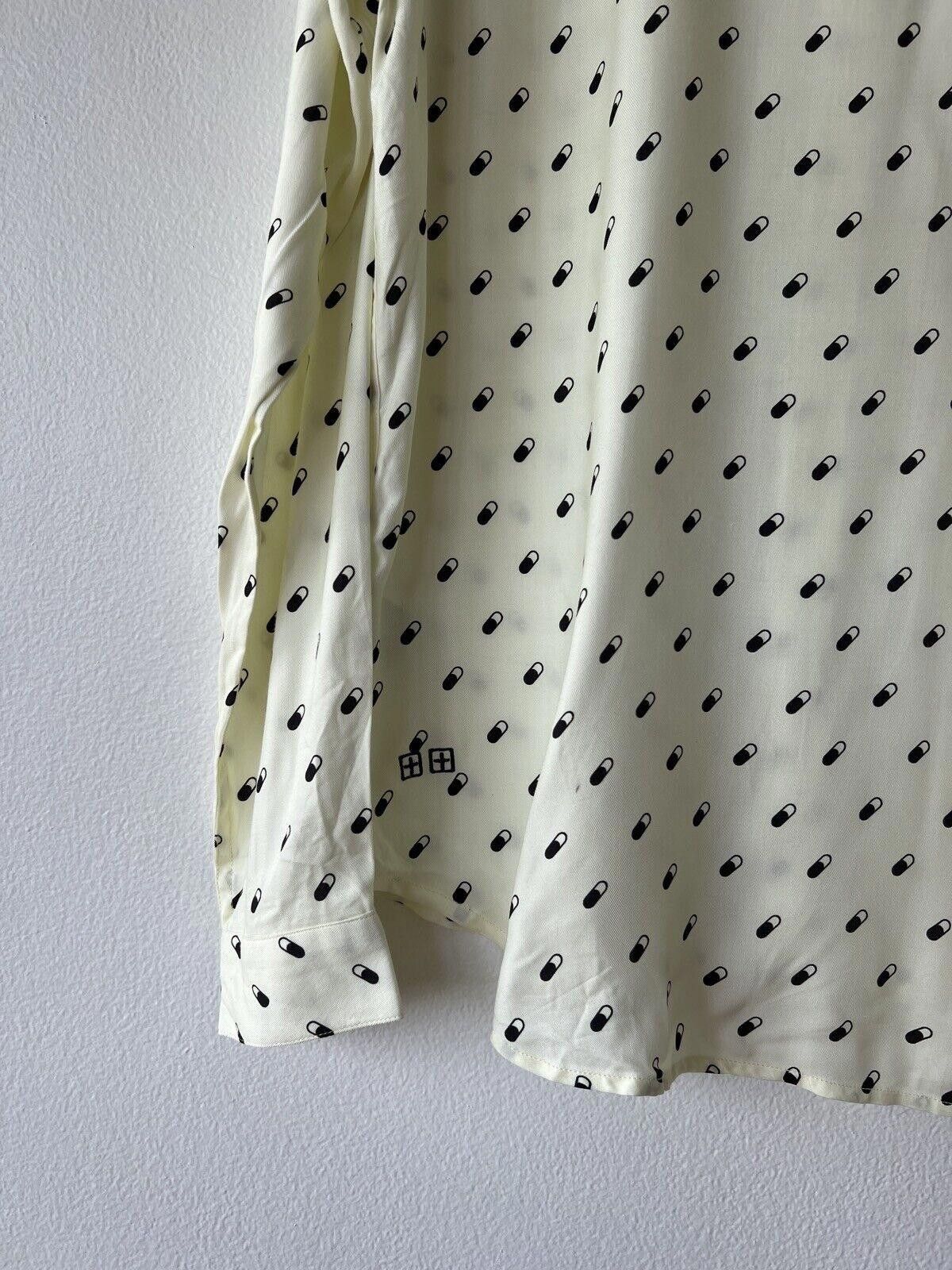 Ksubi new Ksubi mens top shirt medium m l long sleeve ivory pills Size US M / EU 48-50 / 2 - 4 Thumbnail