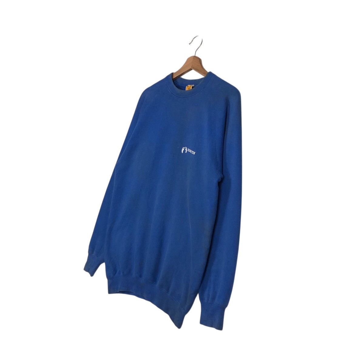 Japanese Brand Vintage Hang Ten Blue Pullover Sweatshirt Size US L / EU 52-54 / 3 - 3 Thumbnail