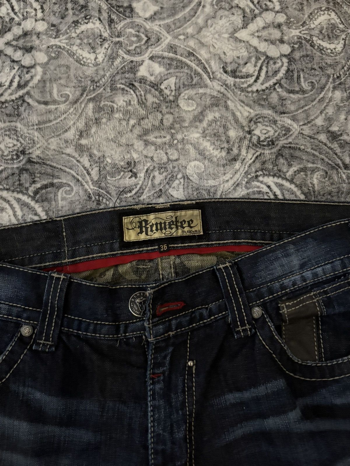 Other Ripped remetee denim Size US 36 / EU 52 - 2 Thumbnail
