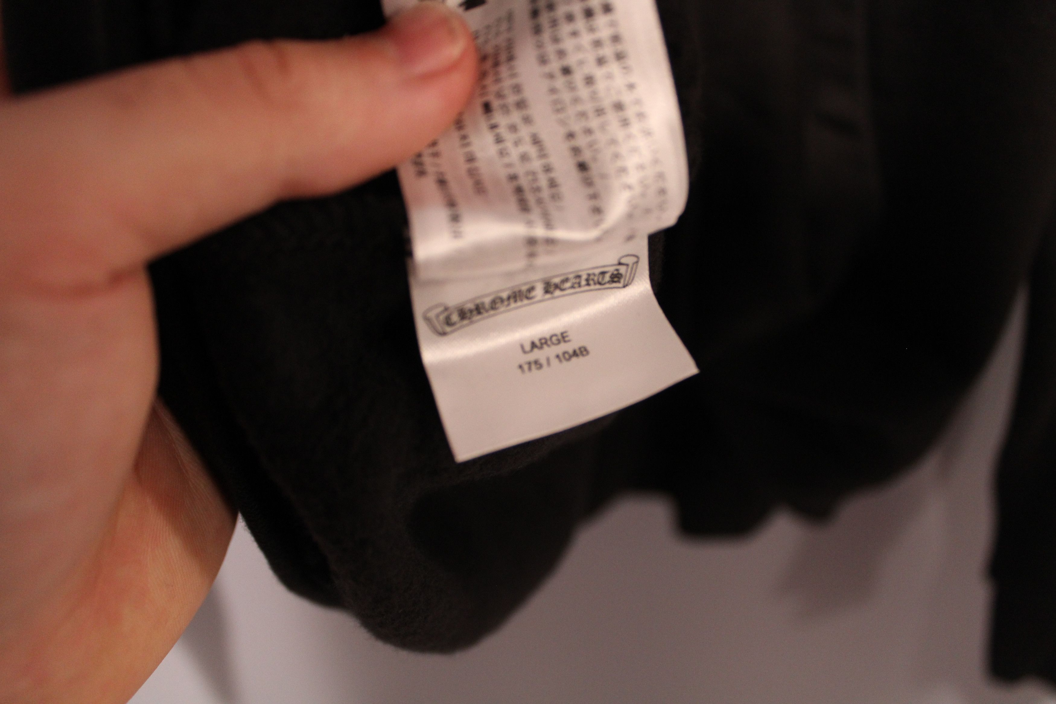 Chrome Hearts CHROME HEARTS 1998 VERTICAL LOGO ONLINE HOODIE Size US L / EU 52-54 / 3 - 2 Thumbnail