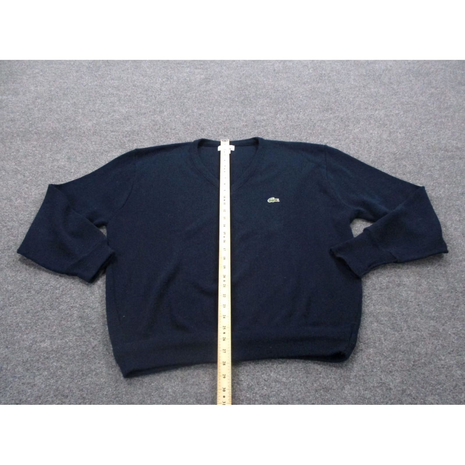 Lacoste VINTAGE Lacoste Sweater Mens XL Blue Acrylic Golf Pullover Logo US Made Size US XL / EU 56 / 4 - 3 Thumbnail