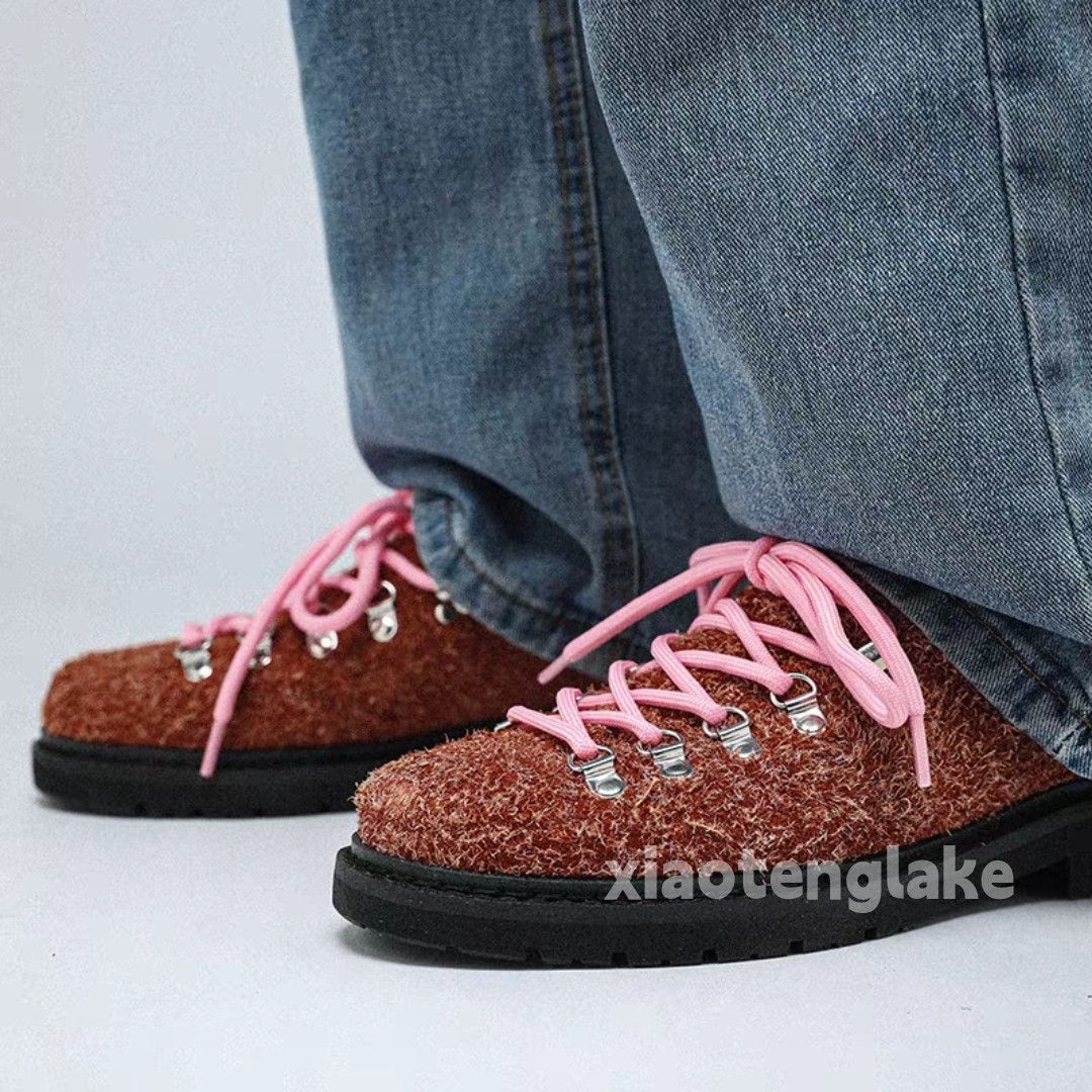 Vintage Unisex outdoor utility workwear hiking mountain boots shoes Size US 6 / EU 39 - 5 Thumbnail