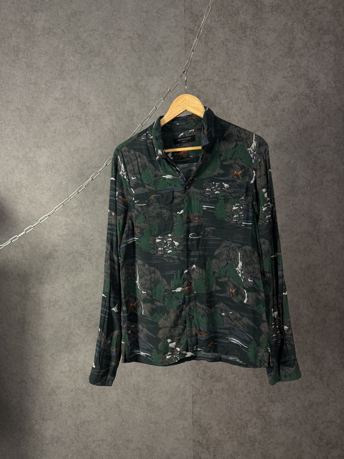 Allsaints Allsaints art crazy designer shirt Size US M / EU 48-50 / 2 - 1 Thumbnail