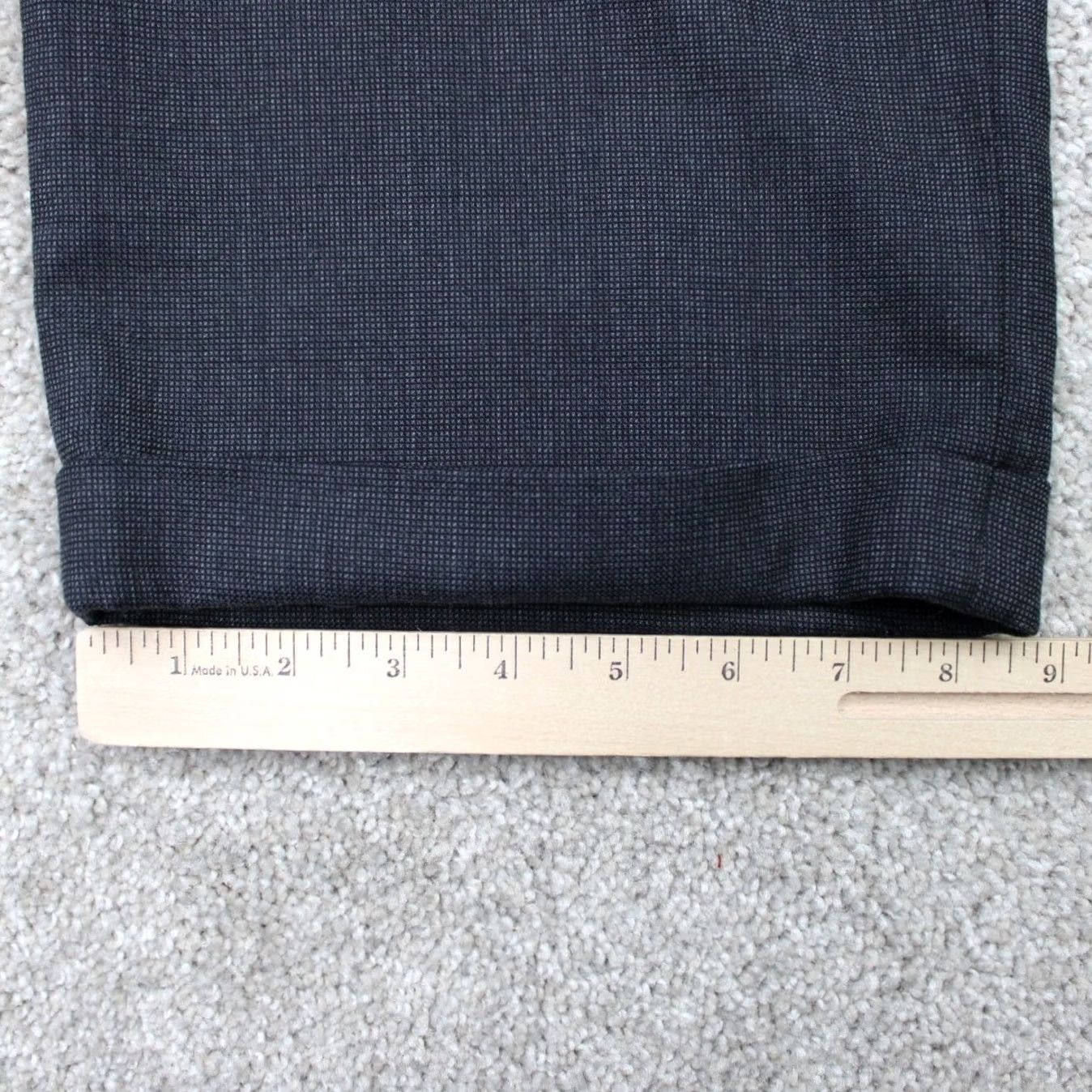 Joseph Joseph & Feiss International Trio Pants Mens 40x32 Gray Pleated Wool Cuffed Dress Pants Regular Straight 100% Wool Preppy Vintage: No Size US 40 / EU 56 - 5 Thumbnail