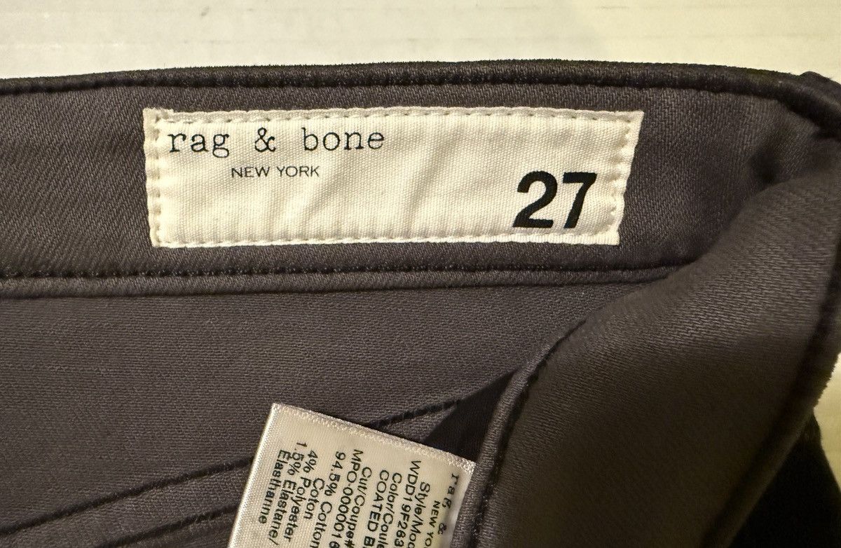 Rag & Bone Rag & Bone Nina Coated Black High-Rise Ankle Skinny Jean Size 27" / US 4 / IT 40 - 2 Thumbnail
