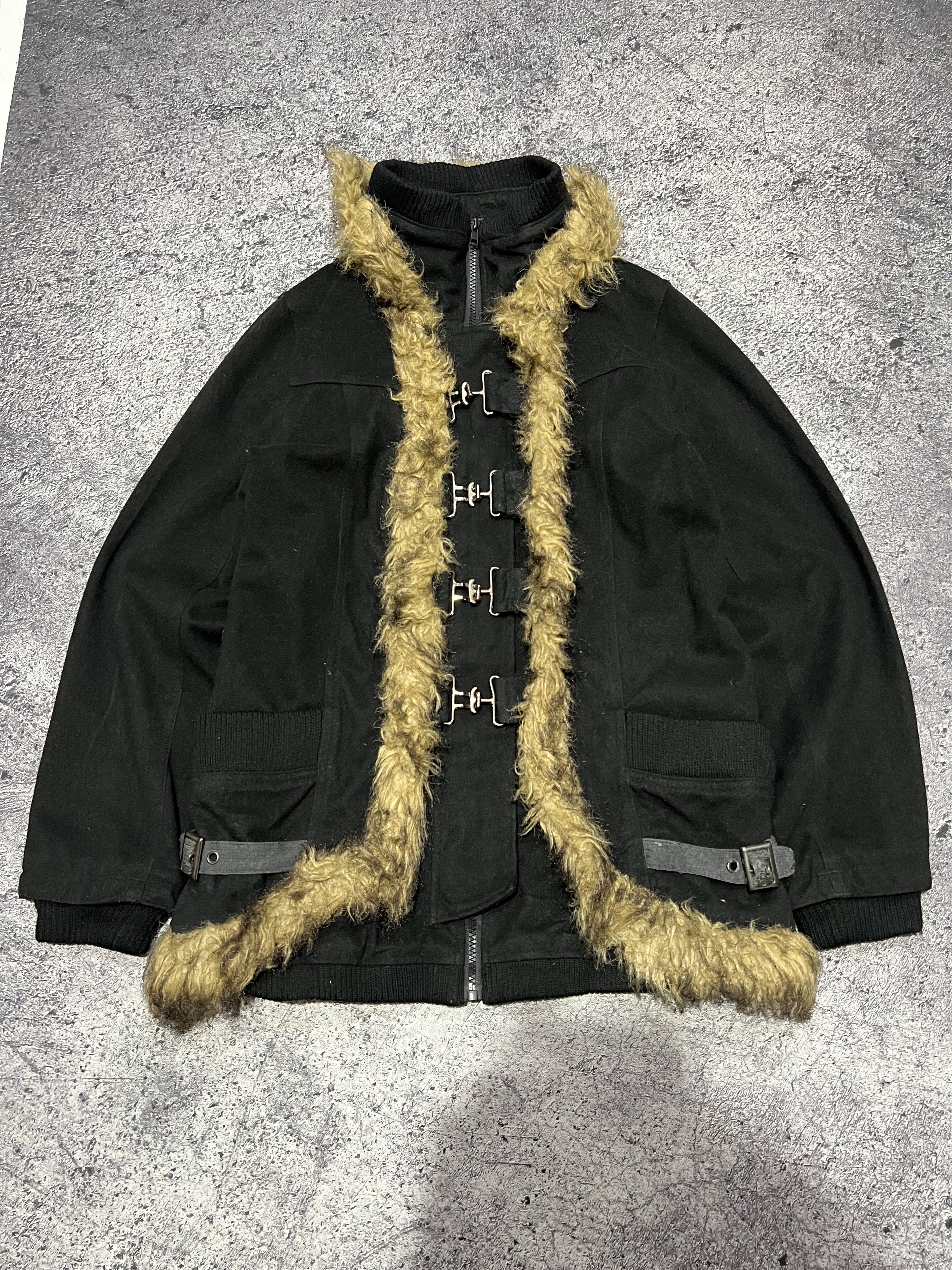 Japanese Brand 2000s Archival Japan Punk Bondage Wool Fur y2k Lgb Ifsix Size US S / EU 44-46 / 1 - 1 Thumbnail