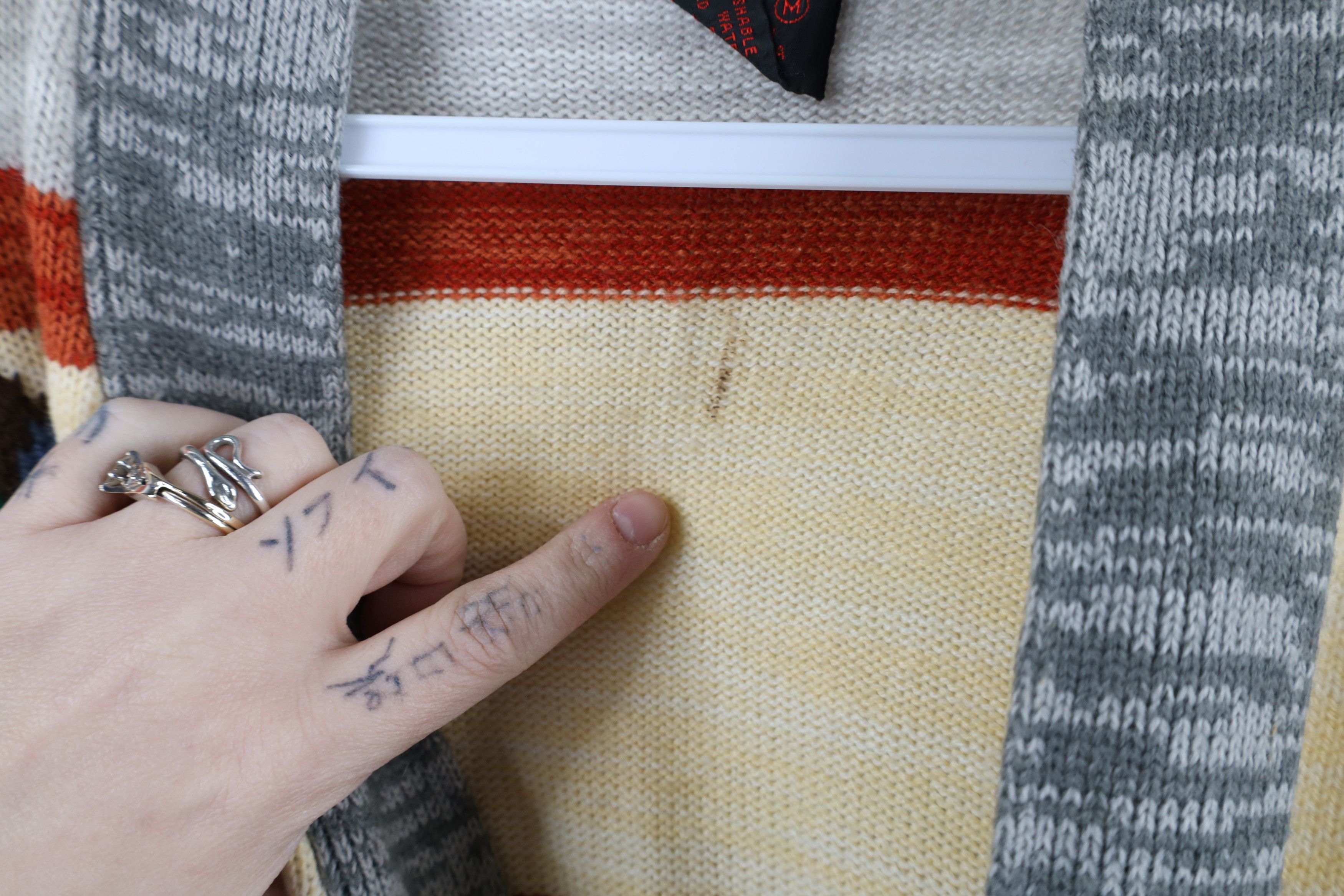 Vintage Vintage 70s Mid Century Modern MCM Knit Cardigan Sweater Size M / US 6-8 / IT 42-44 - 6 Thumbnail