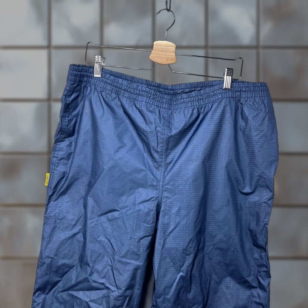 Asics VINTAGE Asics Tiger Windbreaker Pants XL Blues 90s Track Pants Men - Activewear Swishy Lined Parachute Gore-Tex Size US 36 / EU 52 - 1 Thumbnail