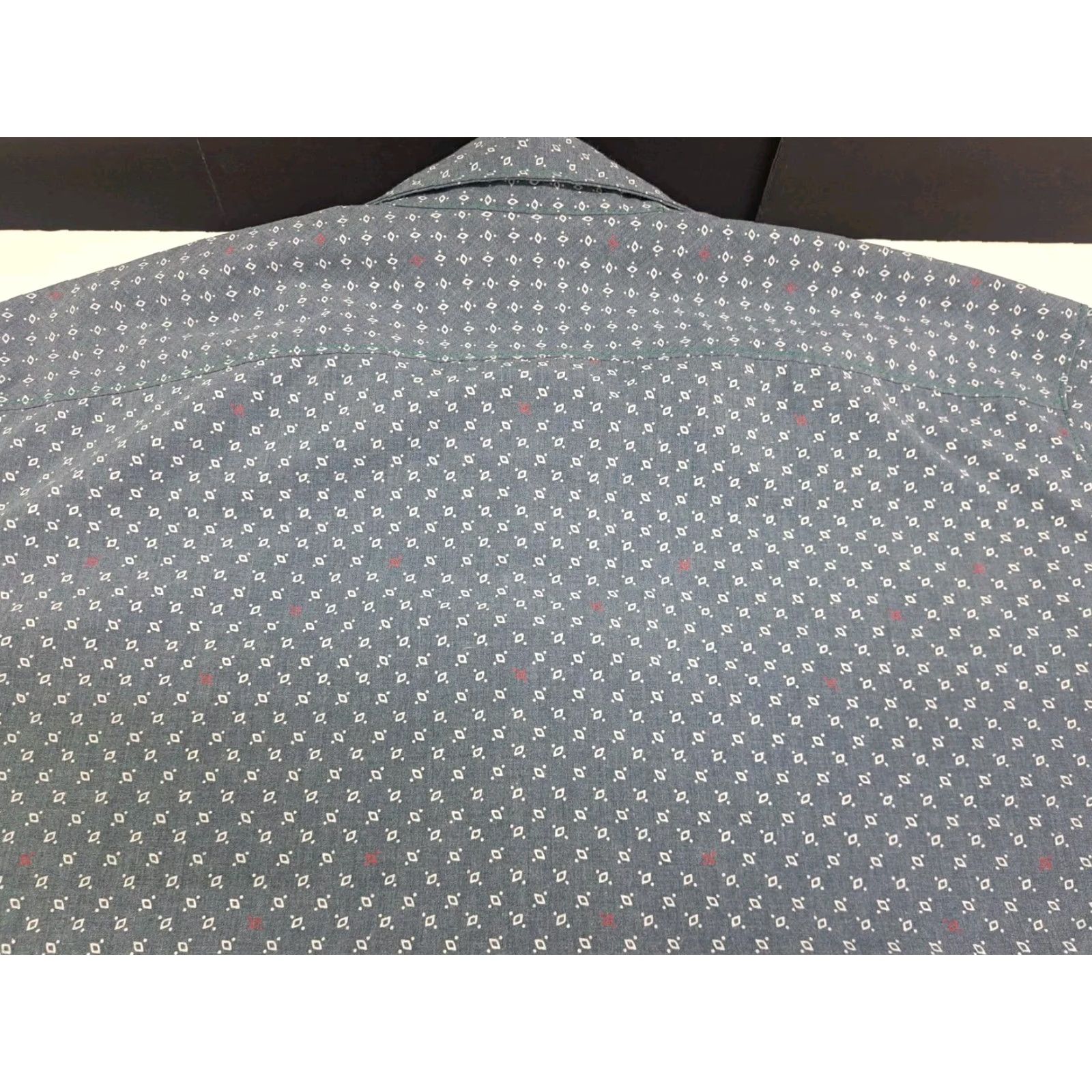 The North Face The North Face Shirt Button-Up Mens 2XL Blue Diamond Short Sleeve Casual Workwear All Seasons Outdoor Weather Wrapped Collar Mens Size US XXL / EU 58 / 5 - 5 Thumbnail