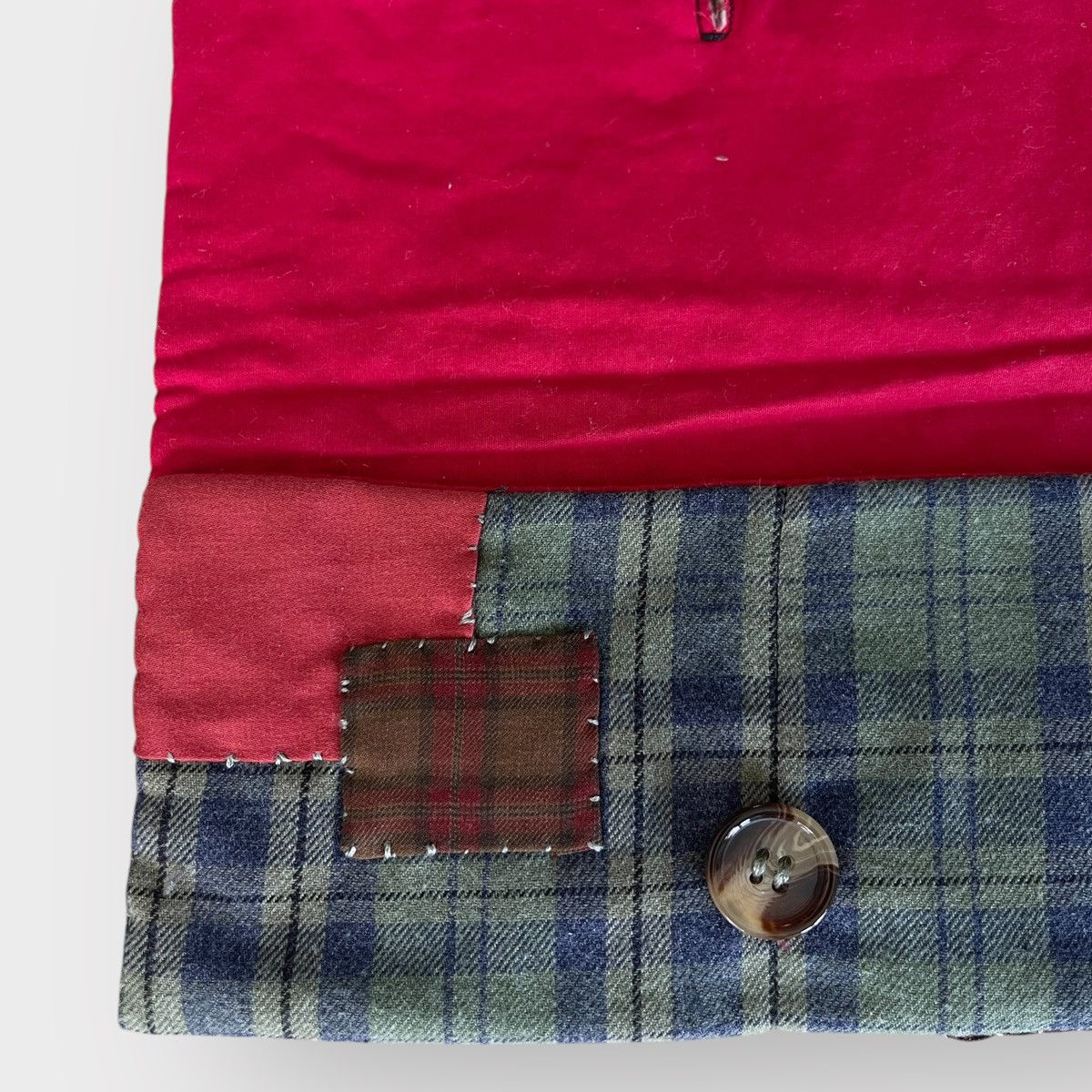 Designer RARE! 1 of 1 Japanese Boro Traditional Long Fabric Wallet Size ONE SIZE - 5 Thumbnail