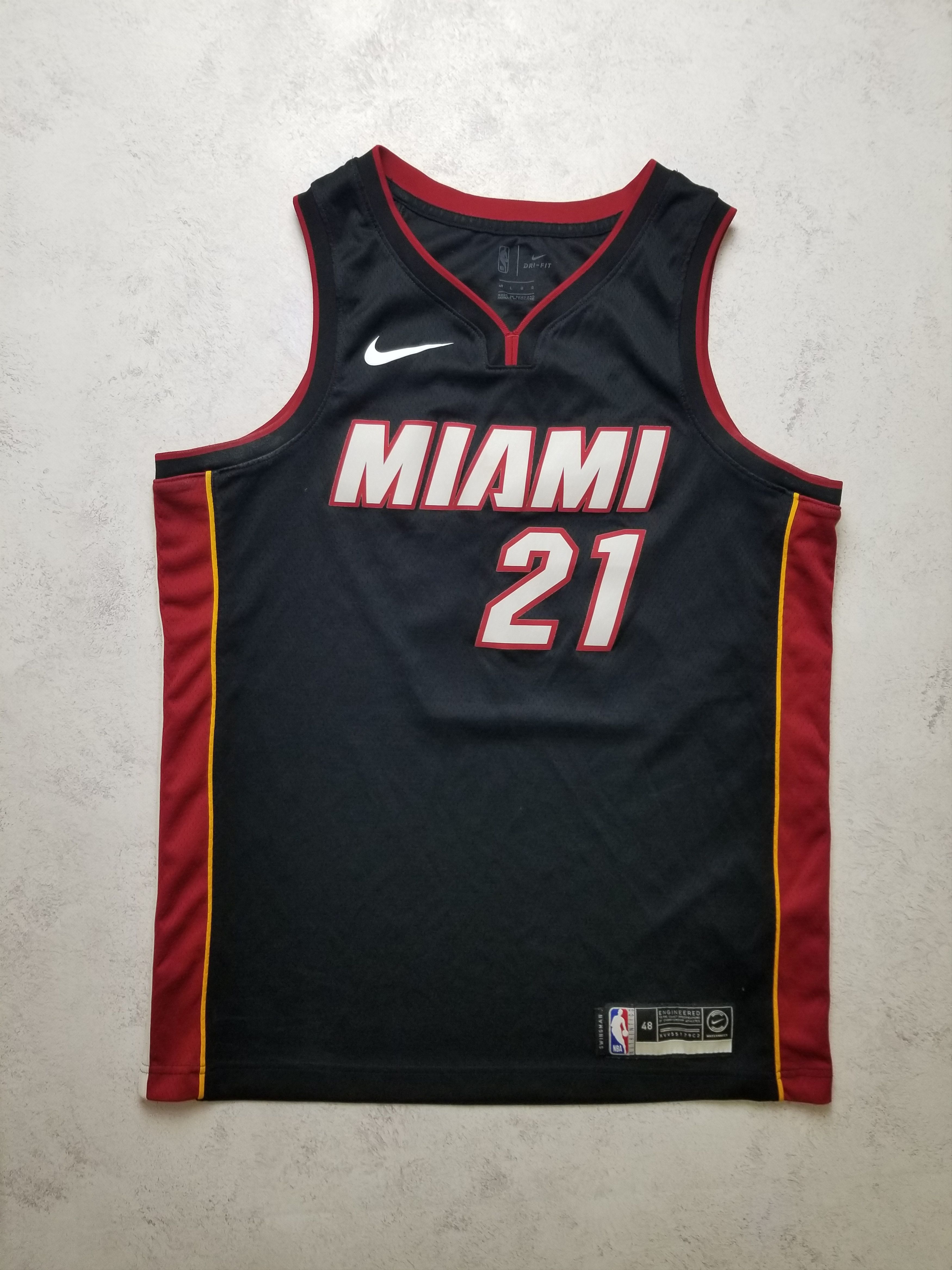 Nike Nike NBA Miami Heat Hassan Whiteside Swingman Jersey Size US L / EU 52-54 / 3 - 1 Thumbnail