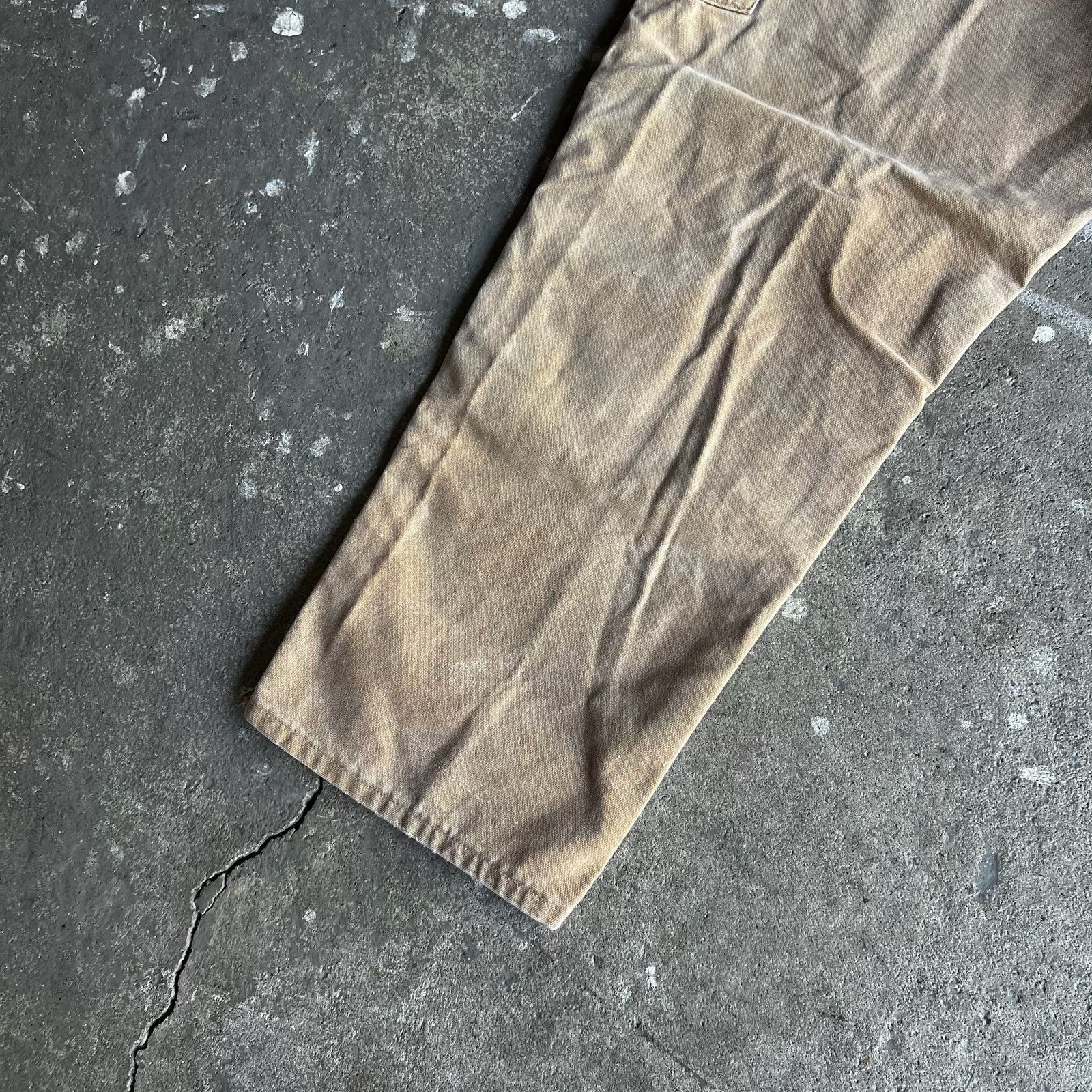 Carhartt × Vintage Carhartt faded brown double knee work wear carpenter pants Size US 37 - 8 Thumbnail