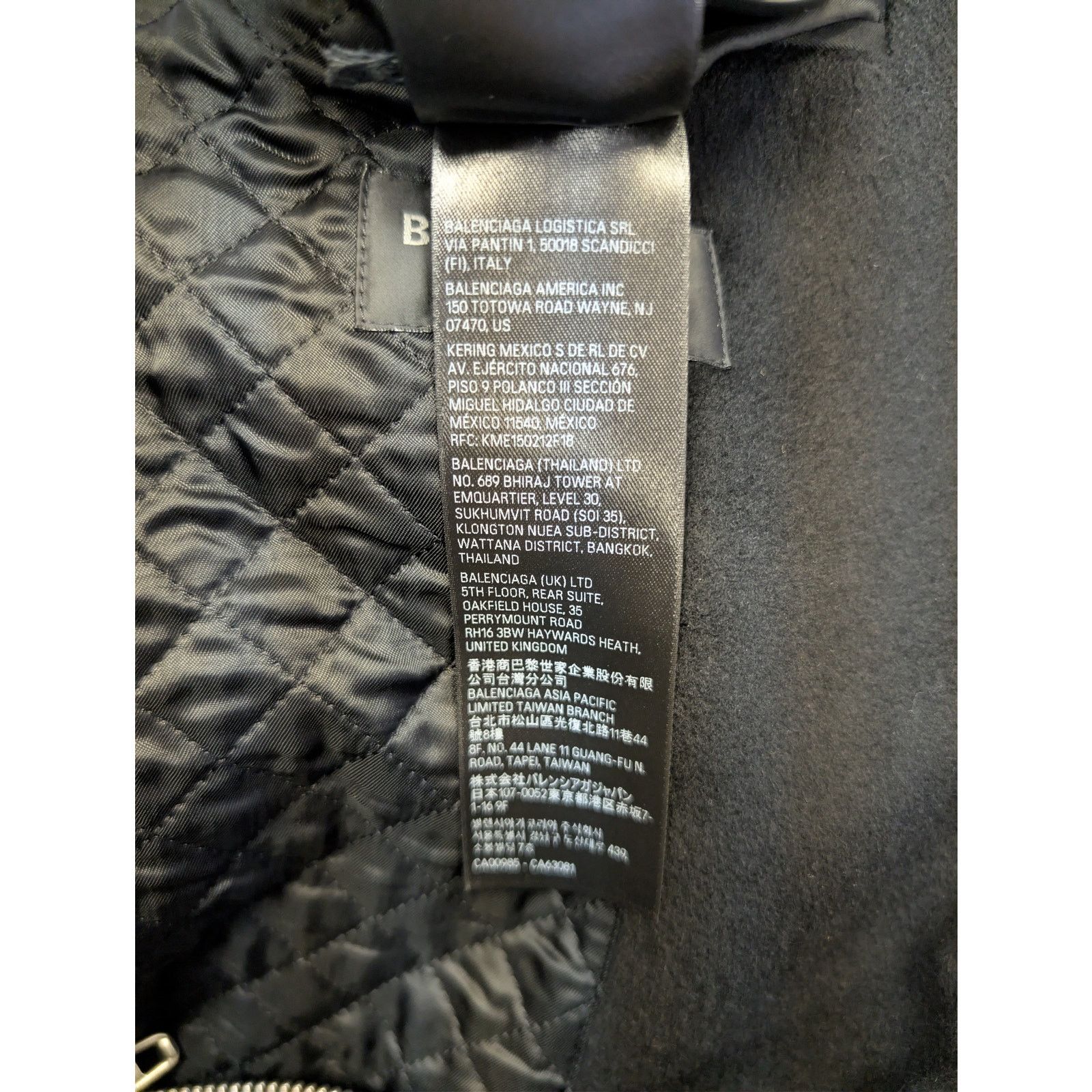 Balenciaga o1rshd1 Zipper Jacket in Black Size US M / EU 48-50 / 2 - 22 Thumbnail