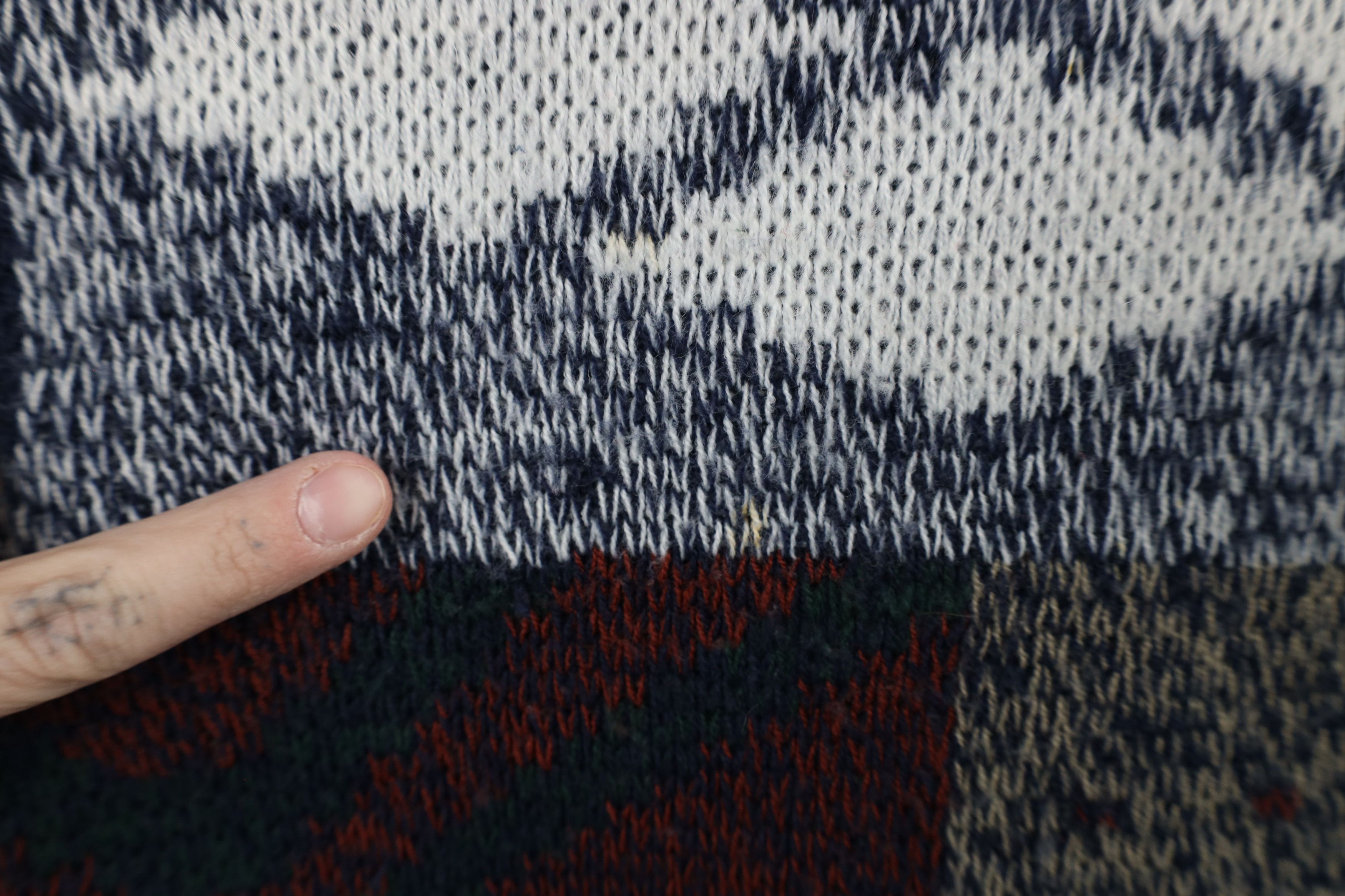 Vintage Vintage 90s Coogi Style Fair Isle Geometric Knit Sweater Size US L / EU 52-54 / 3 - 4 Thumbnail