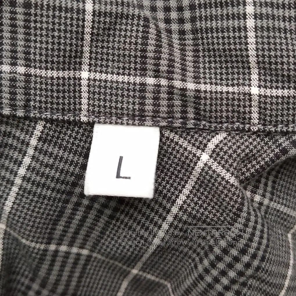 Kenzo Kenzo Gray Plaid Cotton Logo Shirt S. Size US L / EU 52-54 / 3 - 6 Thumbnail