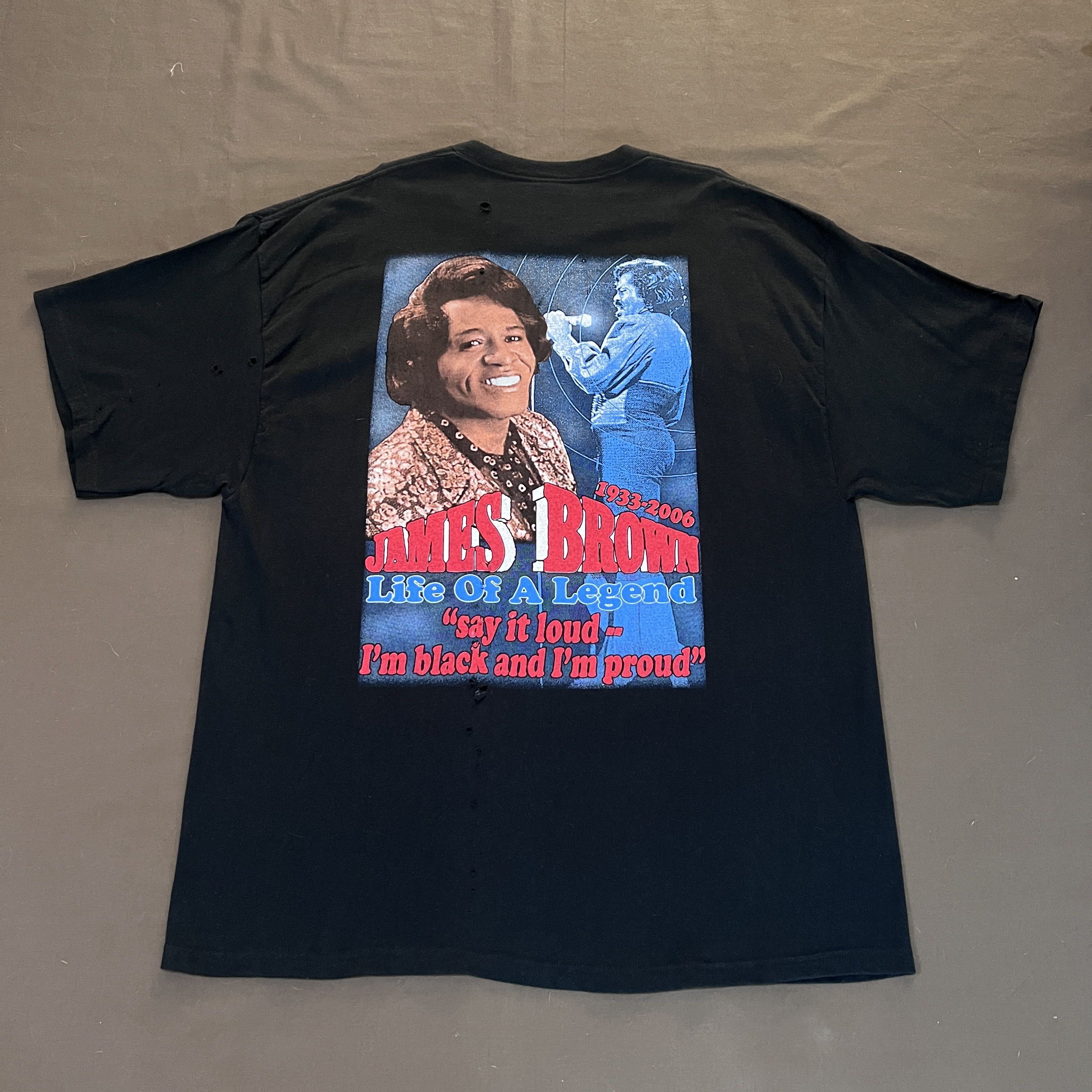 Band Tees × Rap Tees × Vintage Vintage Y2K James Brown The Godfather of Soul Promo Tee 2XL Size US XXL / EU 58 / 5 - 6 Thumbnail