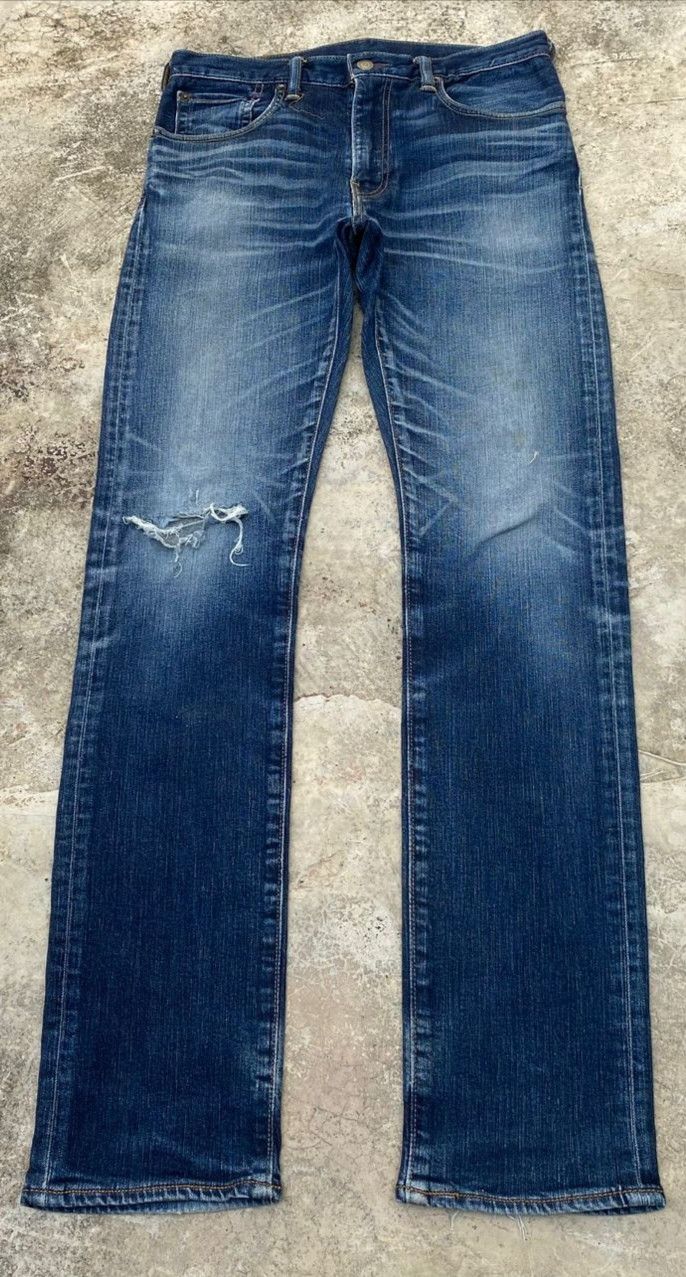 Levi's Vintage Levis 551 Distressed Denim Kurt Cobain Style Size US 32 / EU 48 - 1 Thumbnail