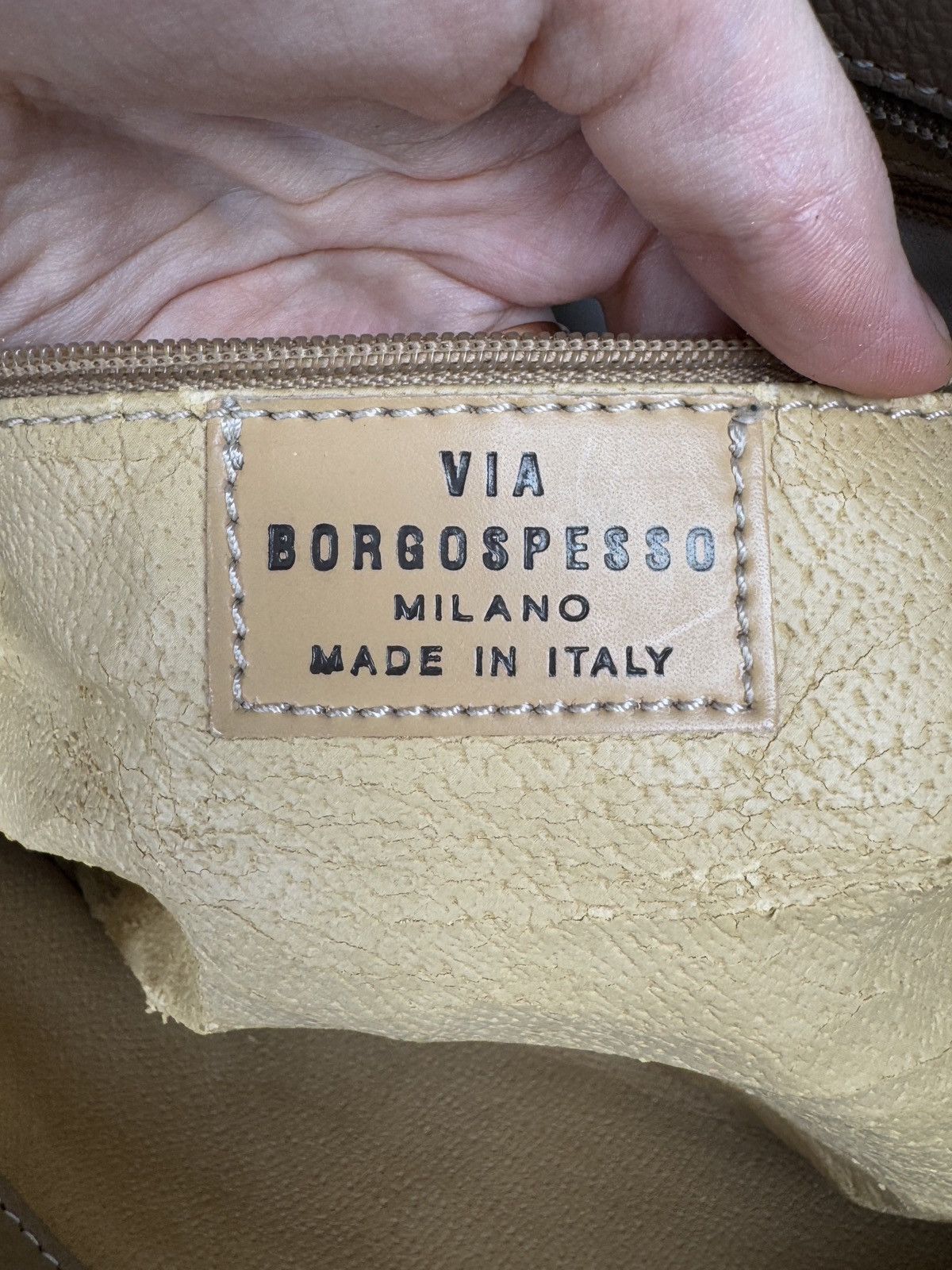Other Via Borgospesso Milano beige Made In Italy shoulder bag Size ONE SIZE - 11 Thumbnail