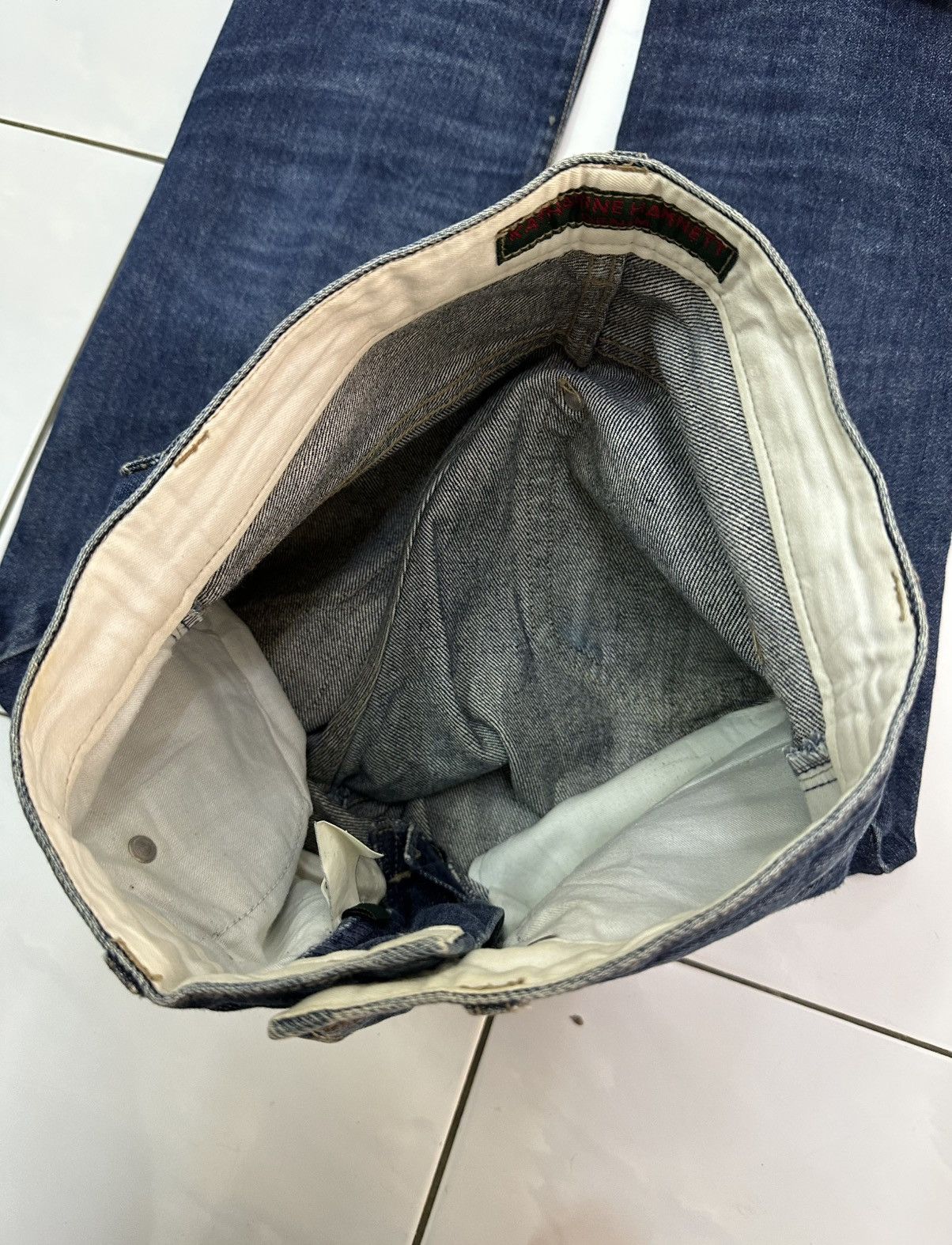 Katharine Hamnett London Vintage KATHARINE HAMNETT DENIM London Jeans Size US 27 - 6 Thumbnail
