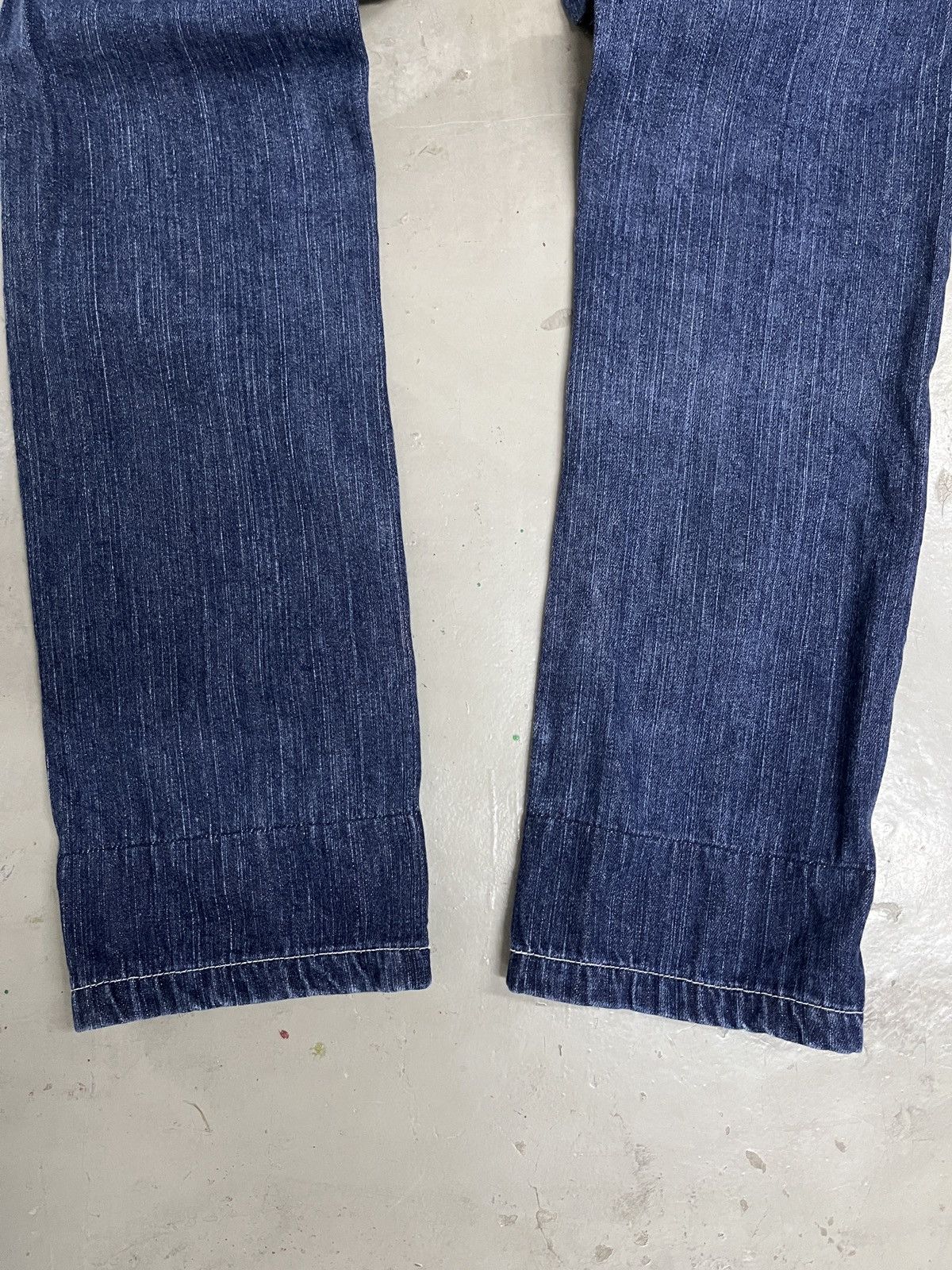 Number (N)ine 90's Batsu Distressed Punk Kurt Cobain Style Patchwork Jeans Size US 28 / EU 44 - 14 Thumbnail