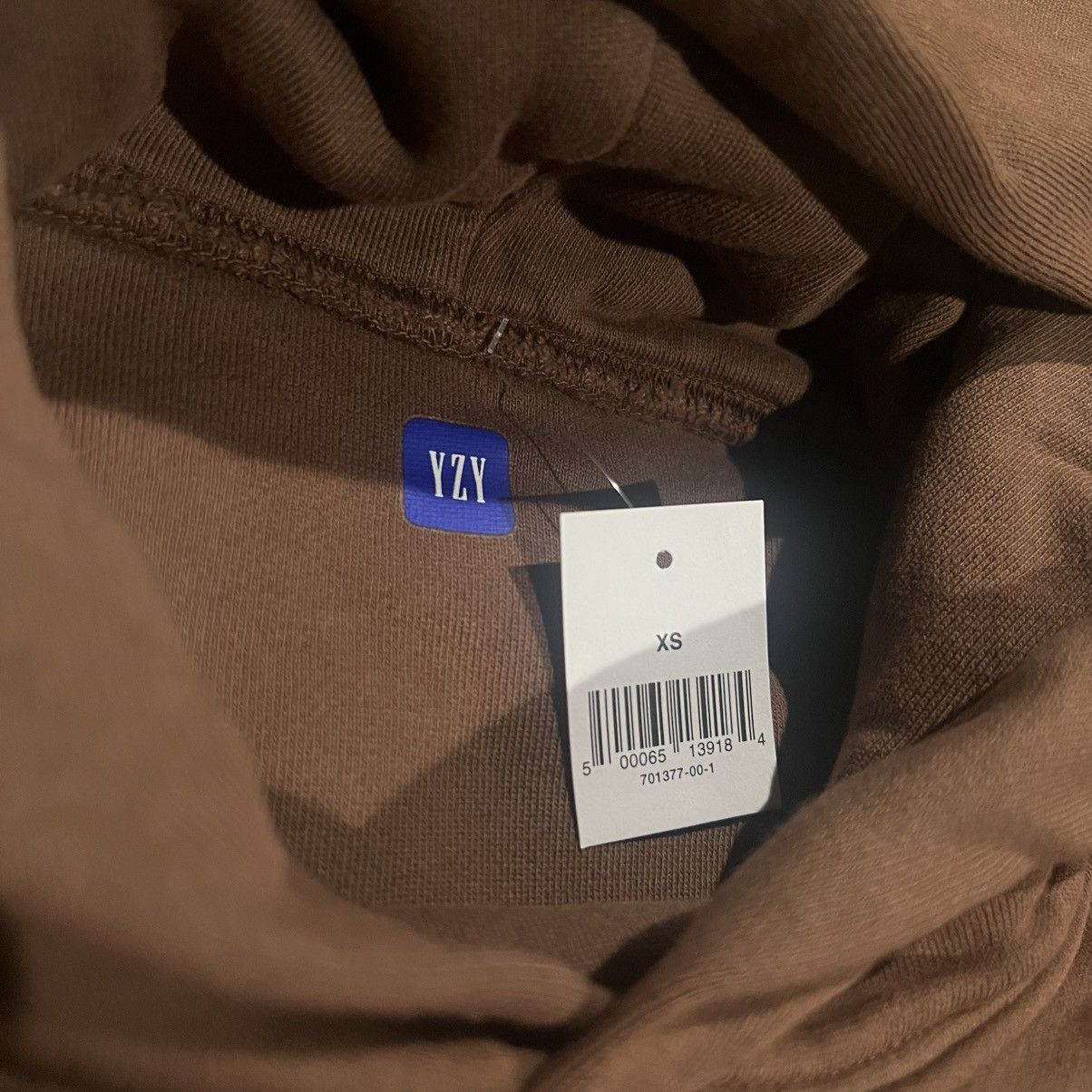 Gap Yeezy Gap Dark Brown Hoodie Size XS Size US XS / EU 42 / 0 - 2 Thumbnail
