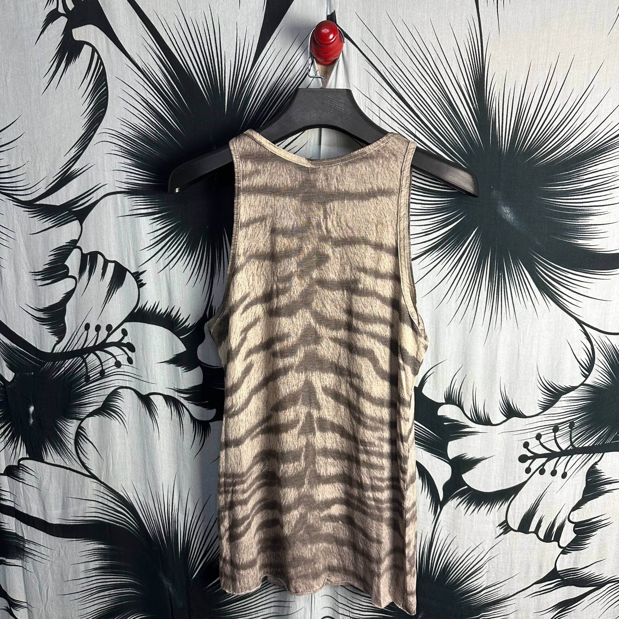 If Six Was Nine 2000s GOA Japan Tiger Leopard Tank Top Size US S / EU 44-46 / 1 - 2 Thumbnail