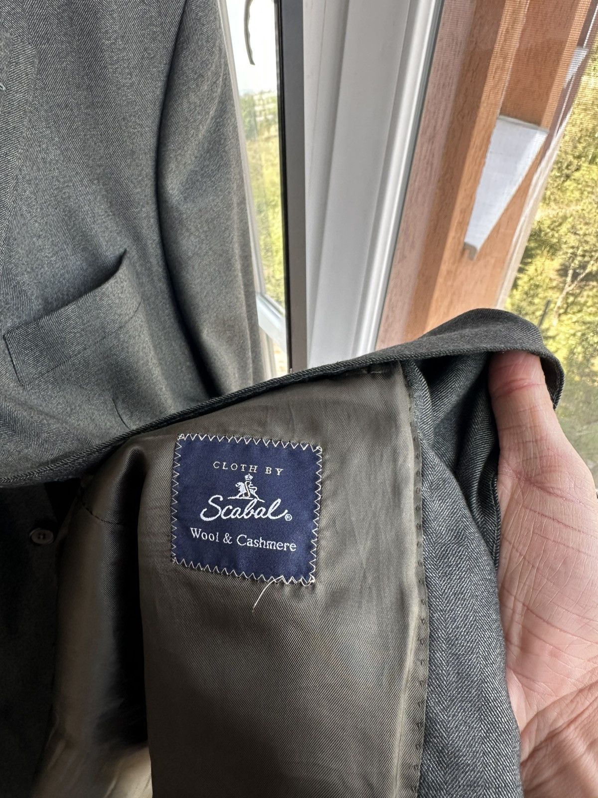 SCABAL Vintage Scabal Cashmere Blazer Jacket Size US M / EU 48-50 / 2 - 11 Thumbnail