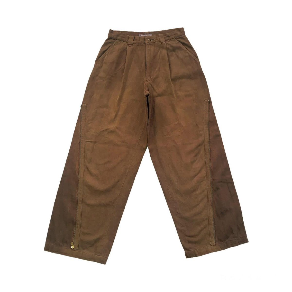 Issey Miyake A/W 1984 Issey Miyake Side Zipper Pants Size US 30 / EU 46 - 1 Thumbnail