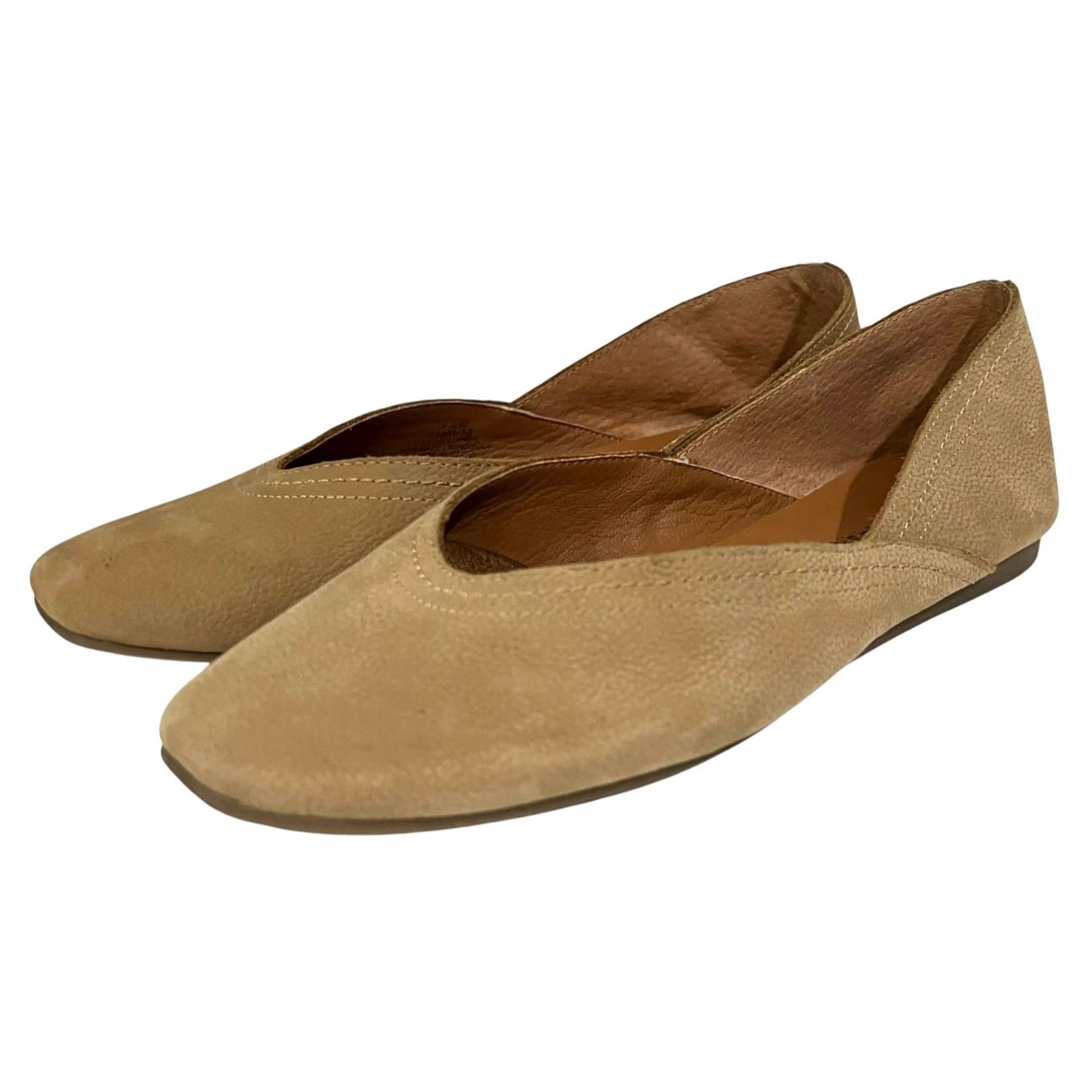 Lucky Brand Lucky Brand Alba Womens Tan Ballet Flat Size 7.5 Size US 8 / IT 38 - 4 Thumbnail