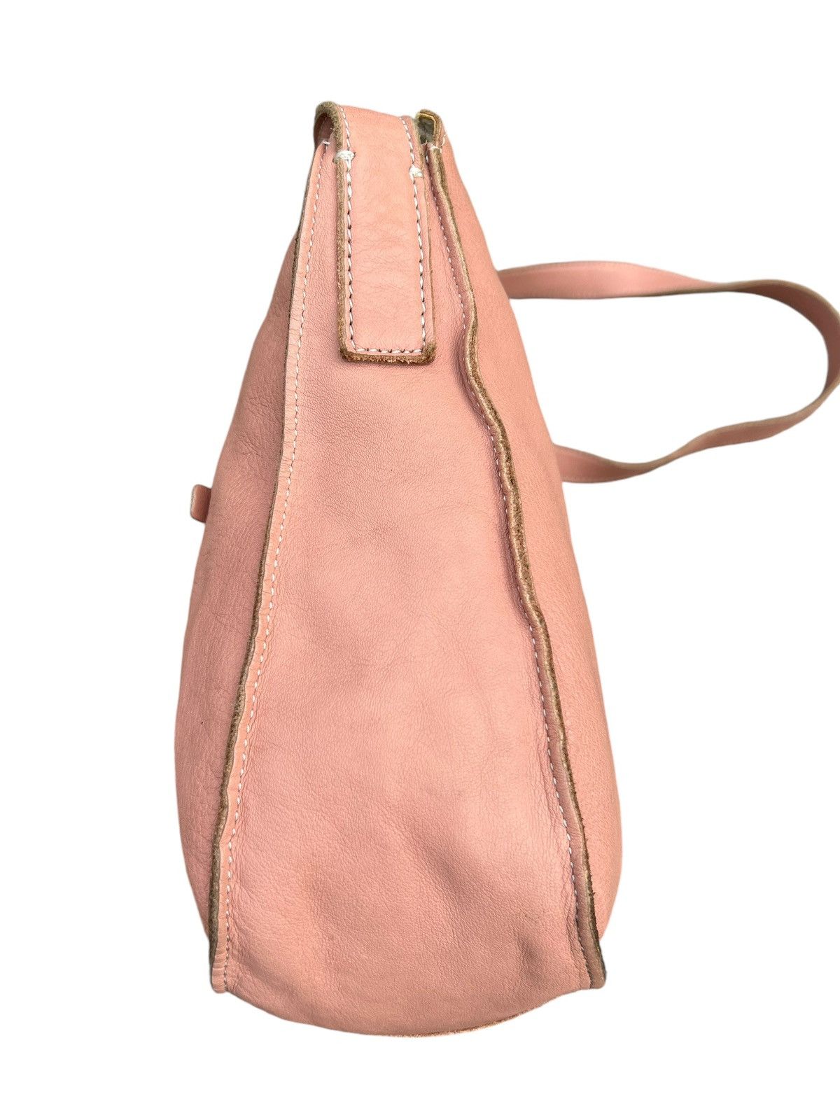 Leather Vintage Margaret Howell Scratches Patina Cowhide Leather Bag Size ONE SIZE - 14 Thumbnail