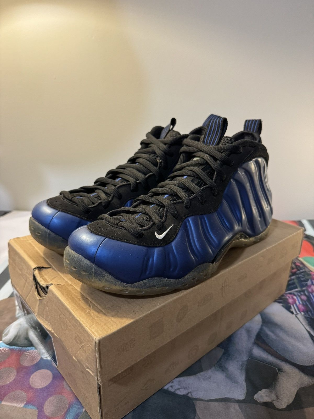 Nike Foamposit Royal Blue Size US 8 / EU 41 - 2 Thumbnail