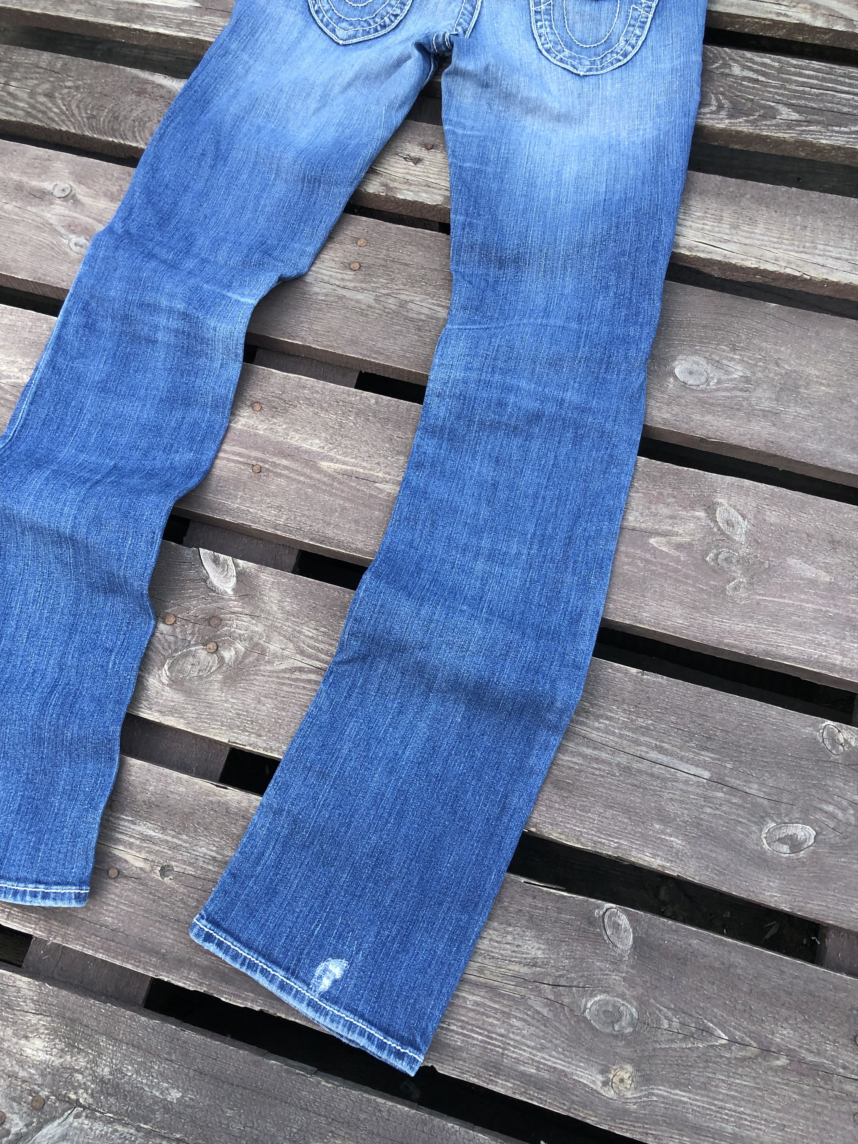 True Religion Vintage Y2K True Religion Straight Denim Jeans Size 28 Size 28" / US 6 / IT 42 - 21 Thumbnail