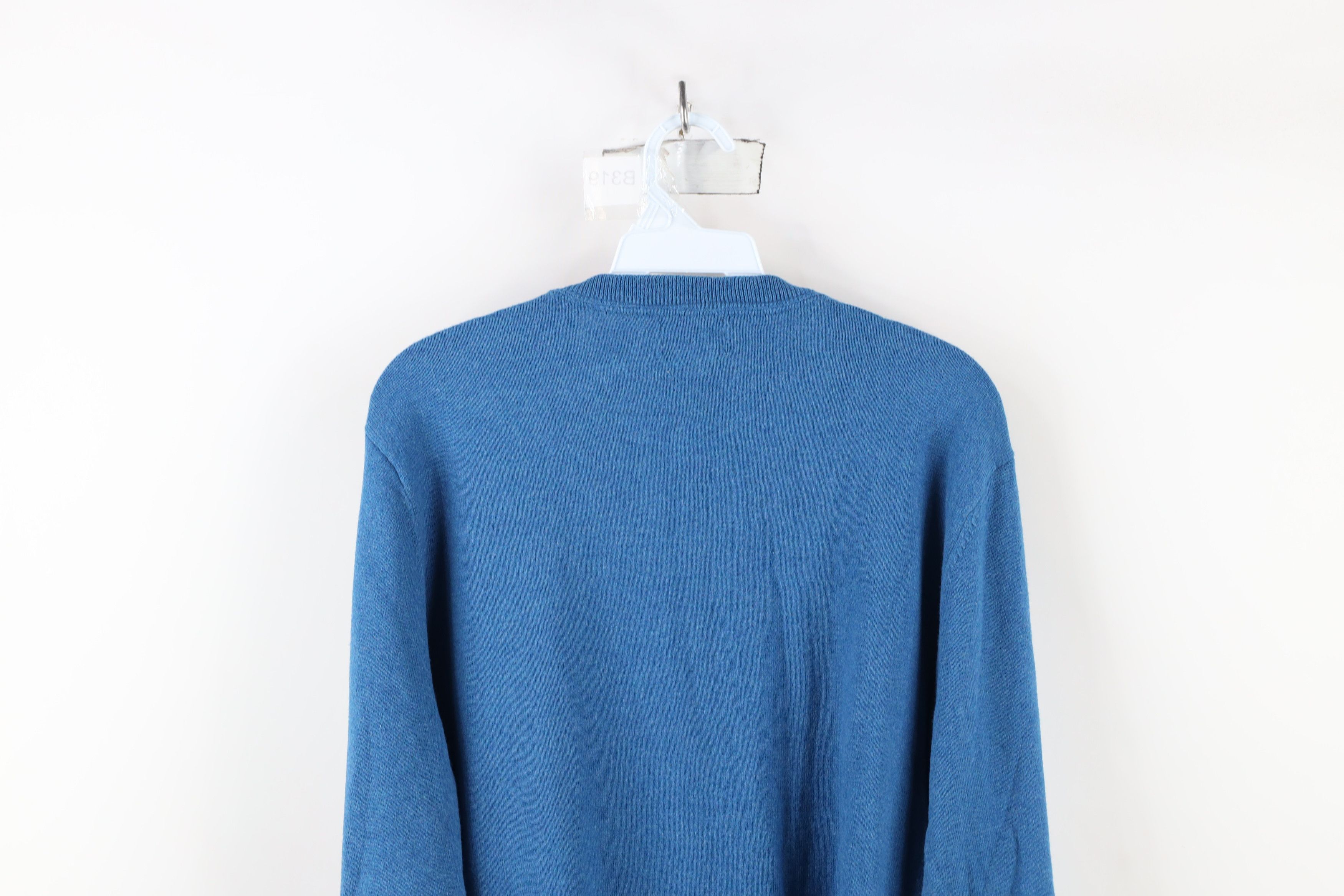 L.L. Bean × Vintage Vintage LL Bean Cotton Cashmere Blend Knit V-Neck Sweater Size US XL / EU 56 / 4 - 6 Thumbnail