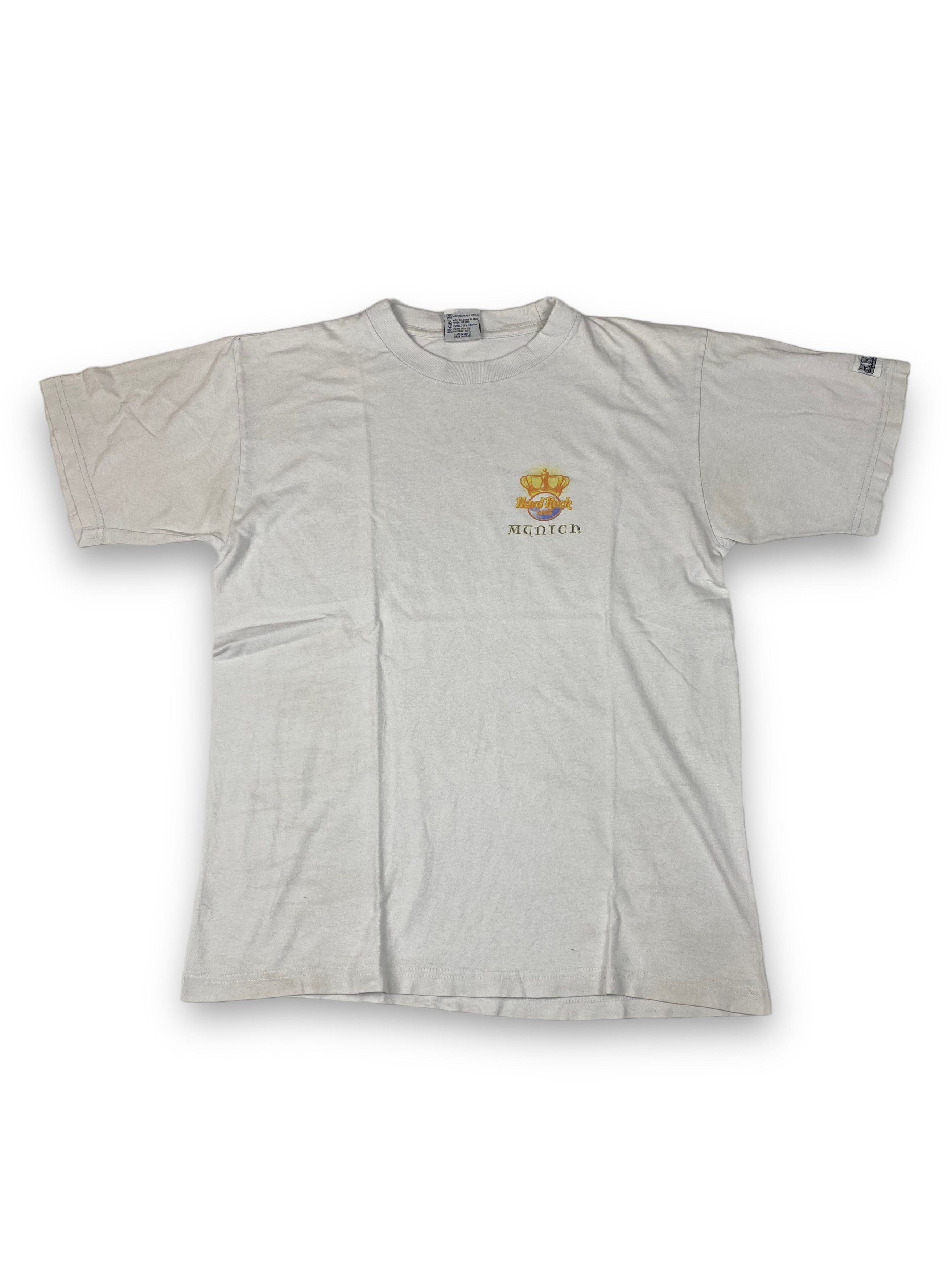 Hard Rock Cafe Vintage HARD ROCK Munich White T-Shirt Big Logo Y2k M585 Size US M / EU 48-50 / 2 - 2 Thumbnail