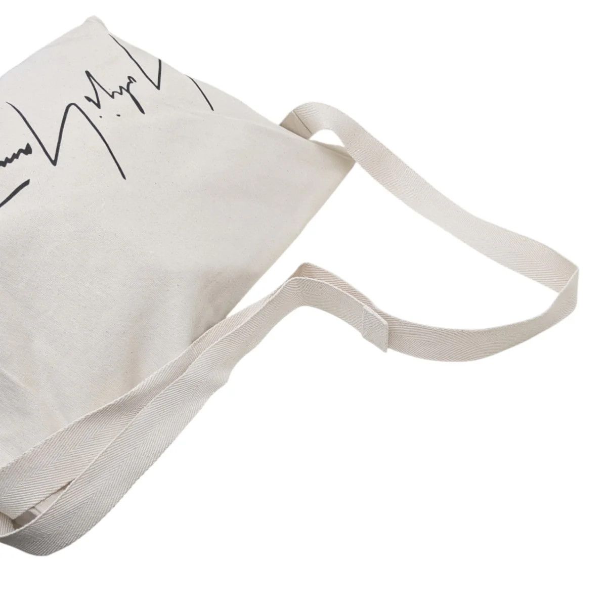Yohji Yamamoto SIGNATURE LOGO CANVAS TOTE BAG
