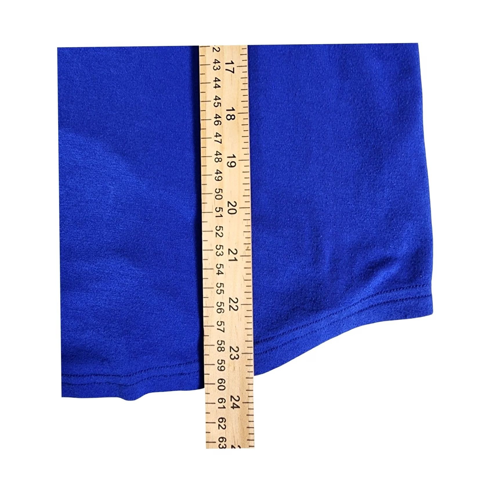 Vintage LouKeith Womens Halter Tank Top Royal Blue High Neck Sleeveless Cotton Spandex XS Slim Casual Summer Size XL / US 12-14 / IT 48-50 - 3 Thumbnail