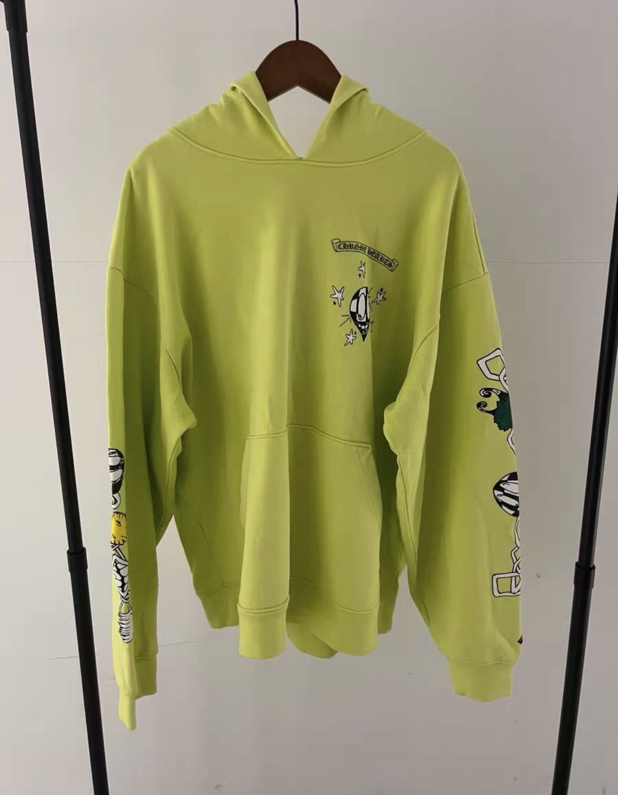 Chrome Hearts CHROME HEARTS YELLOW MATTY BOY HOODIE | Grailed
