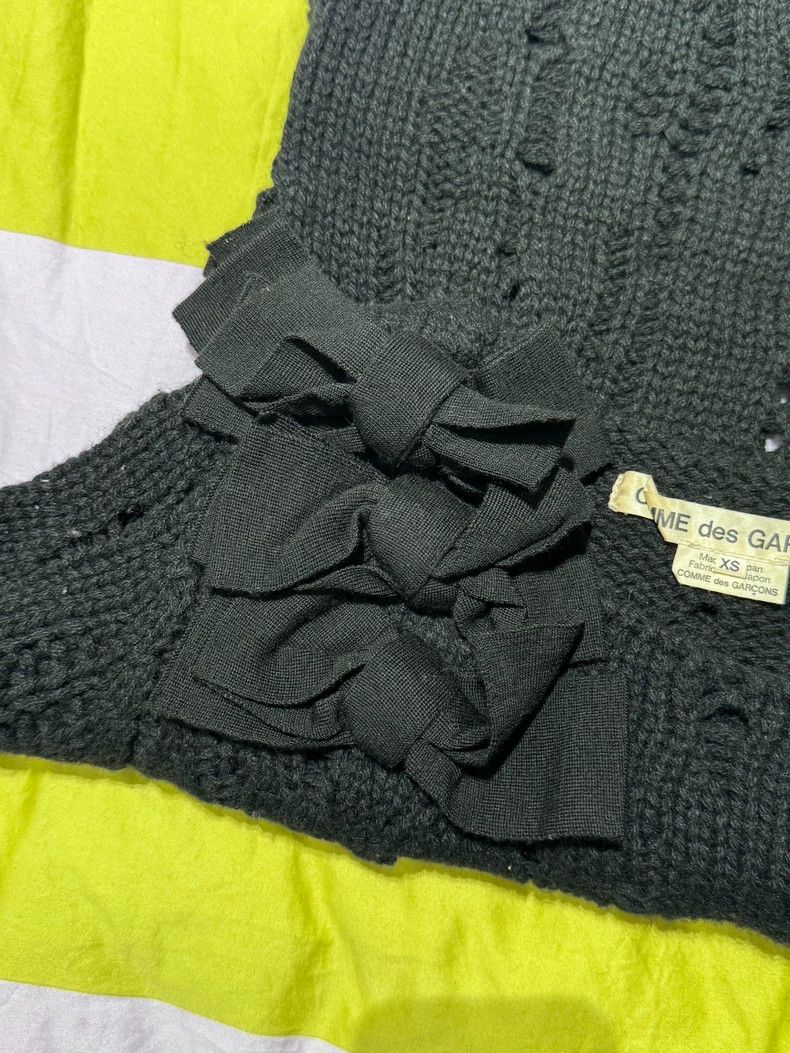 Comme des Garcons Comme Des Garcons Bow hollow wool sweater Size XS / US 0-2 / IT 36-38 - 8 Thumbnail