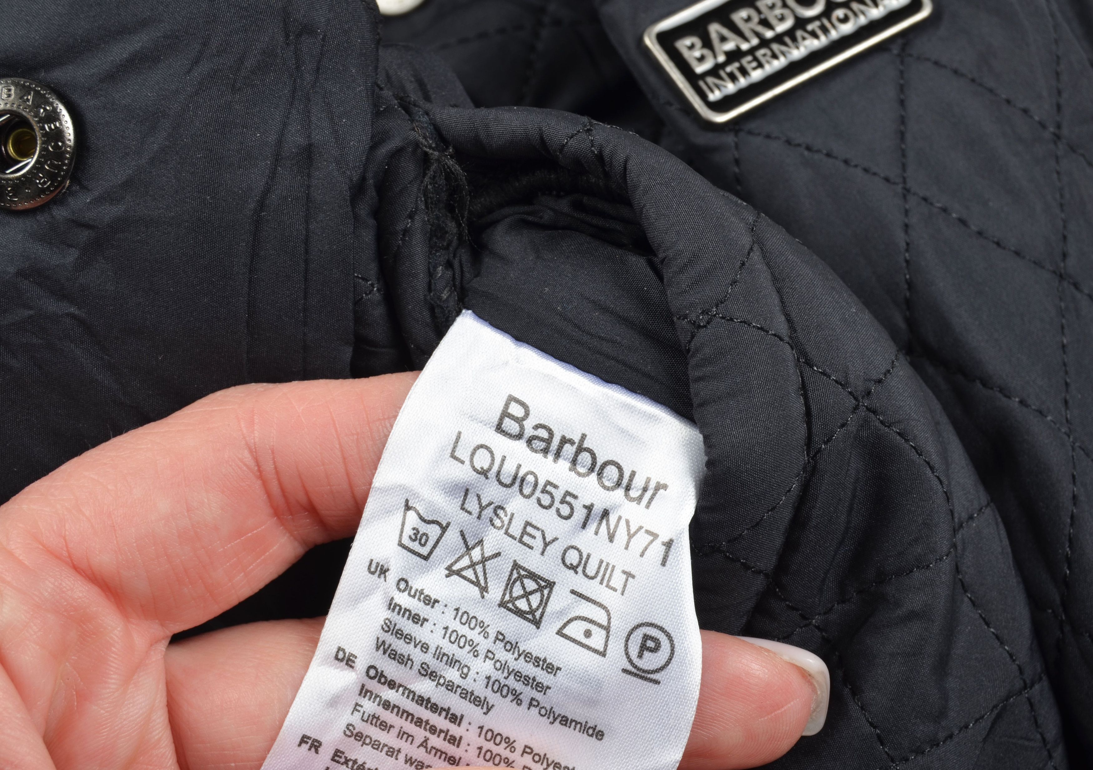 Barbour Barbour Black Belted Lysley Quilted Jacket Size L / US 10 / IT 46 - 11 Thumbnail