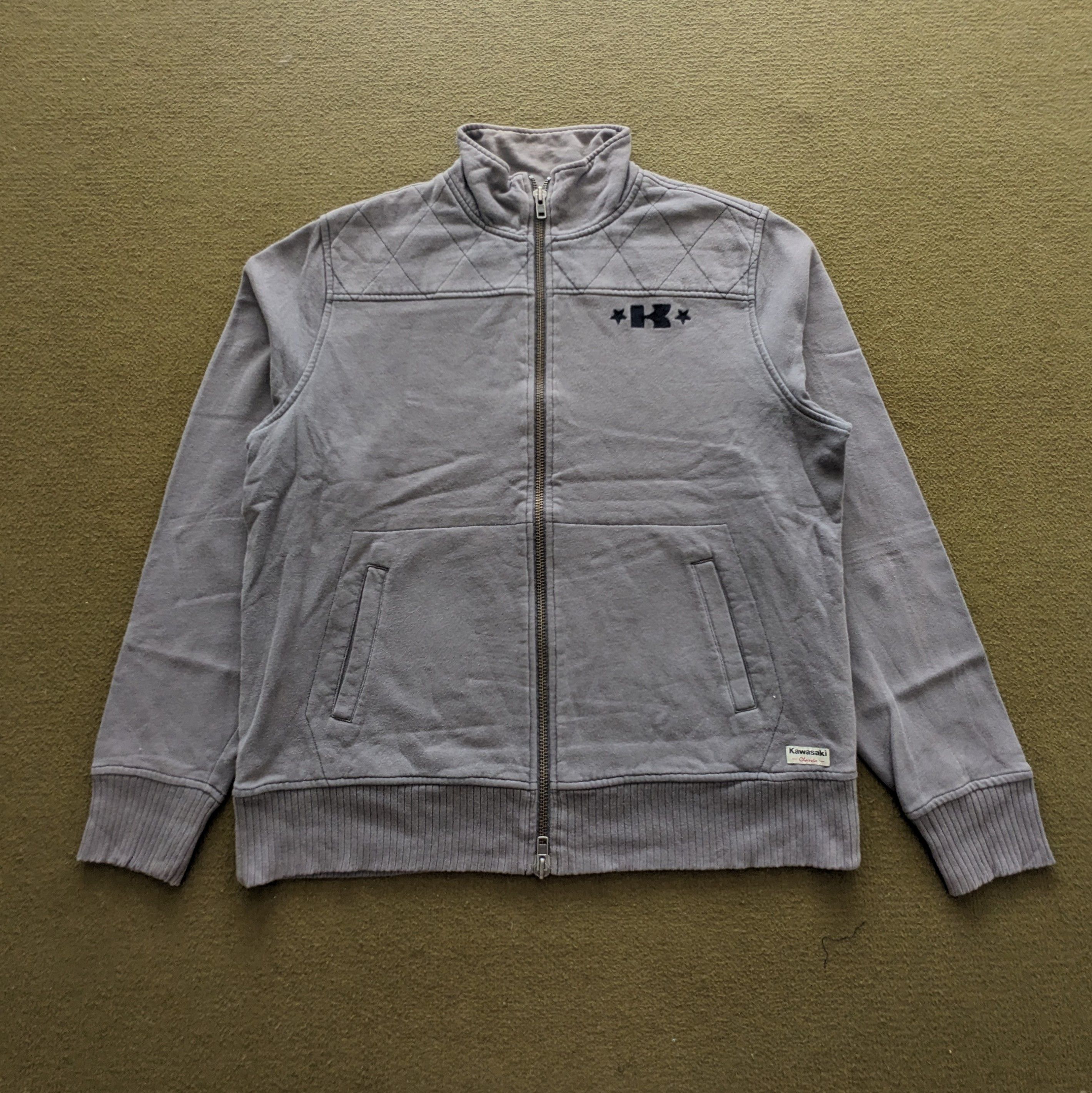 Vintage Vintage KAWASAKI Motorsports Racing Japanese Brand Jacket Size US L / EU 52-54 / 3 - 3 Thumbnail