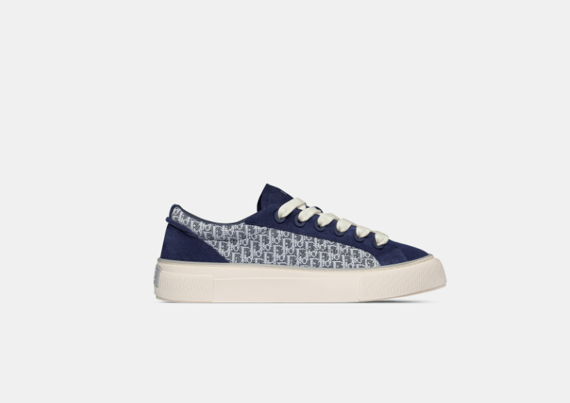 Dior o1w1db10426 3SN303 Low-Top Sneakers in Navy Blue Size US 7 / EU 40 - 6 Thumbnail