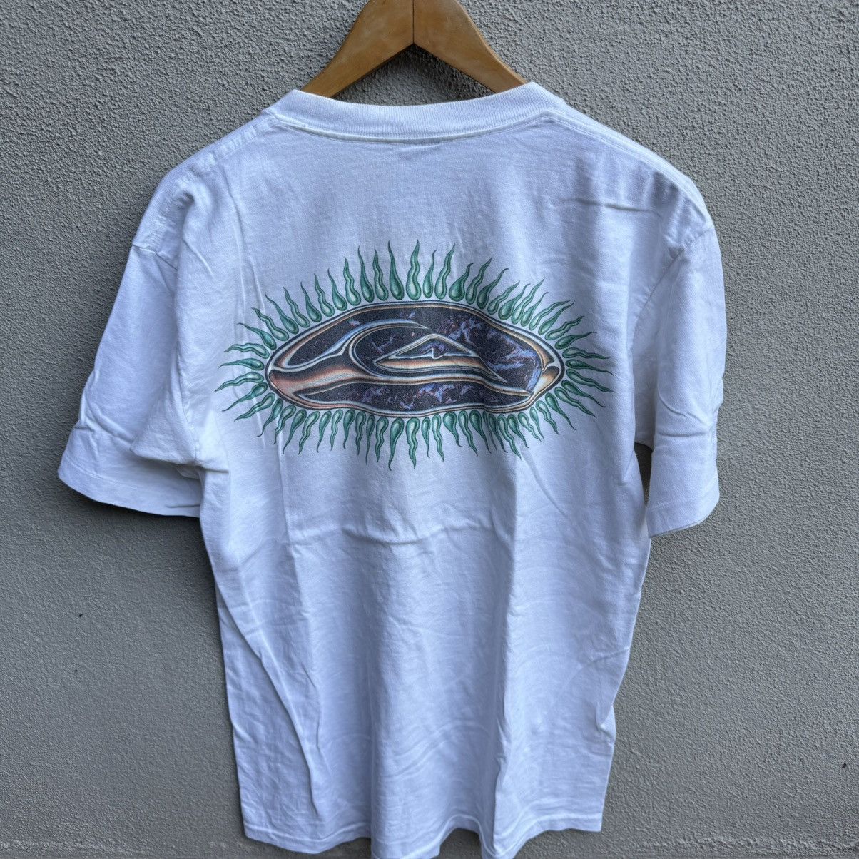 Quiksilver Vintage 90s QUIKSILVER usa tee old logo skate surf Size US M / EU 48-50 / 2 - 3 Thumbnail