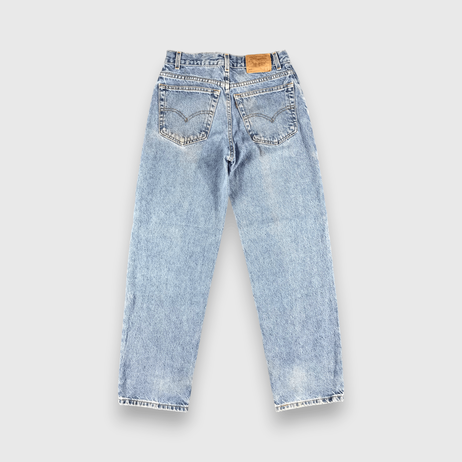 Levi's 90s Vintage Blue Wash Levis 550 Jeans-J2447 Size US 28 / EU 44 - 2 Thumbnail
