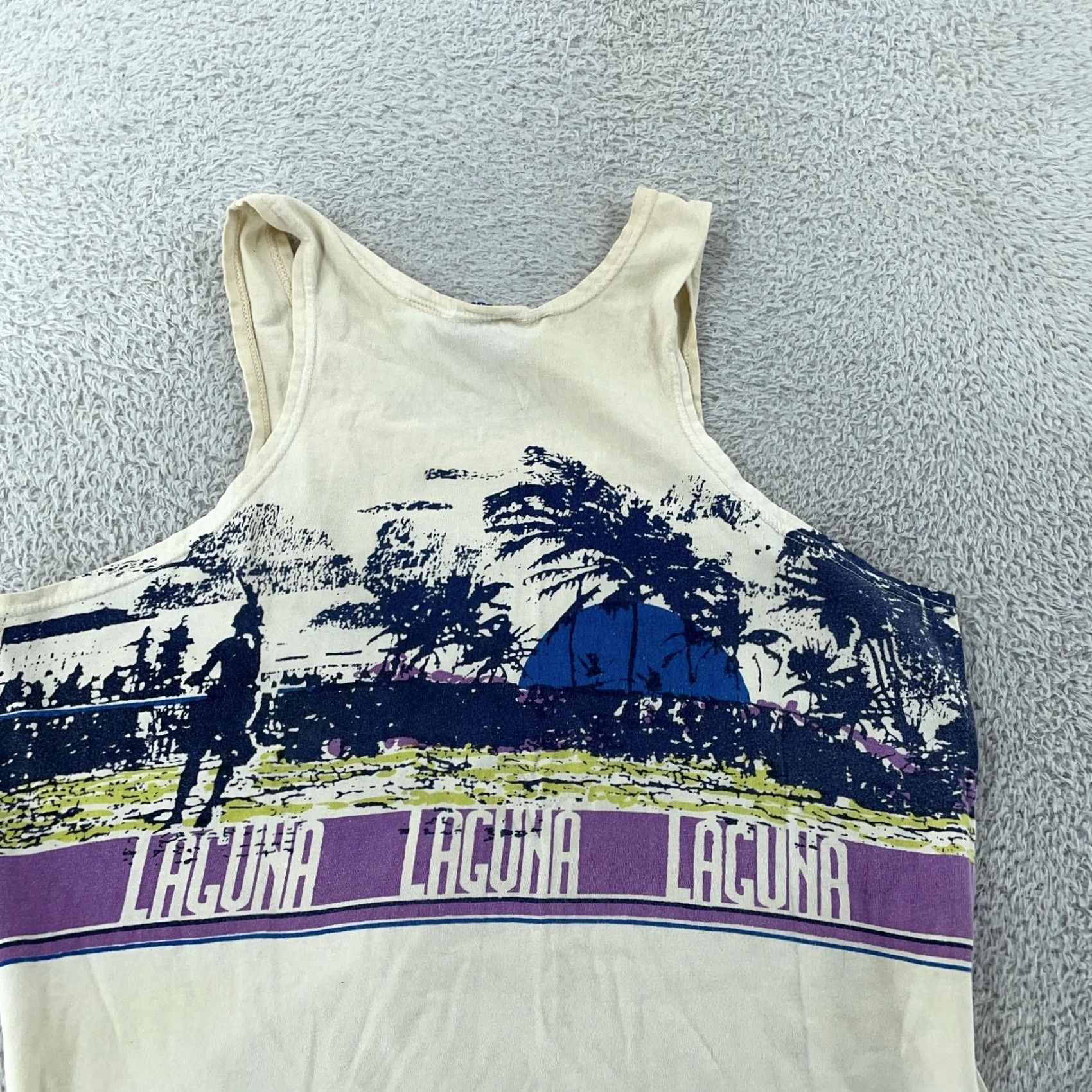 Vintage VINTAGE Laguna Beach Tank Top Shirt Mens Medium Surf 90s Size US M / EU 48-50 / 2 - 6 Thumbnail