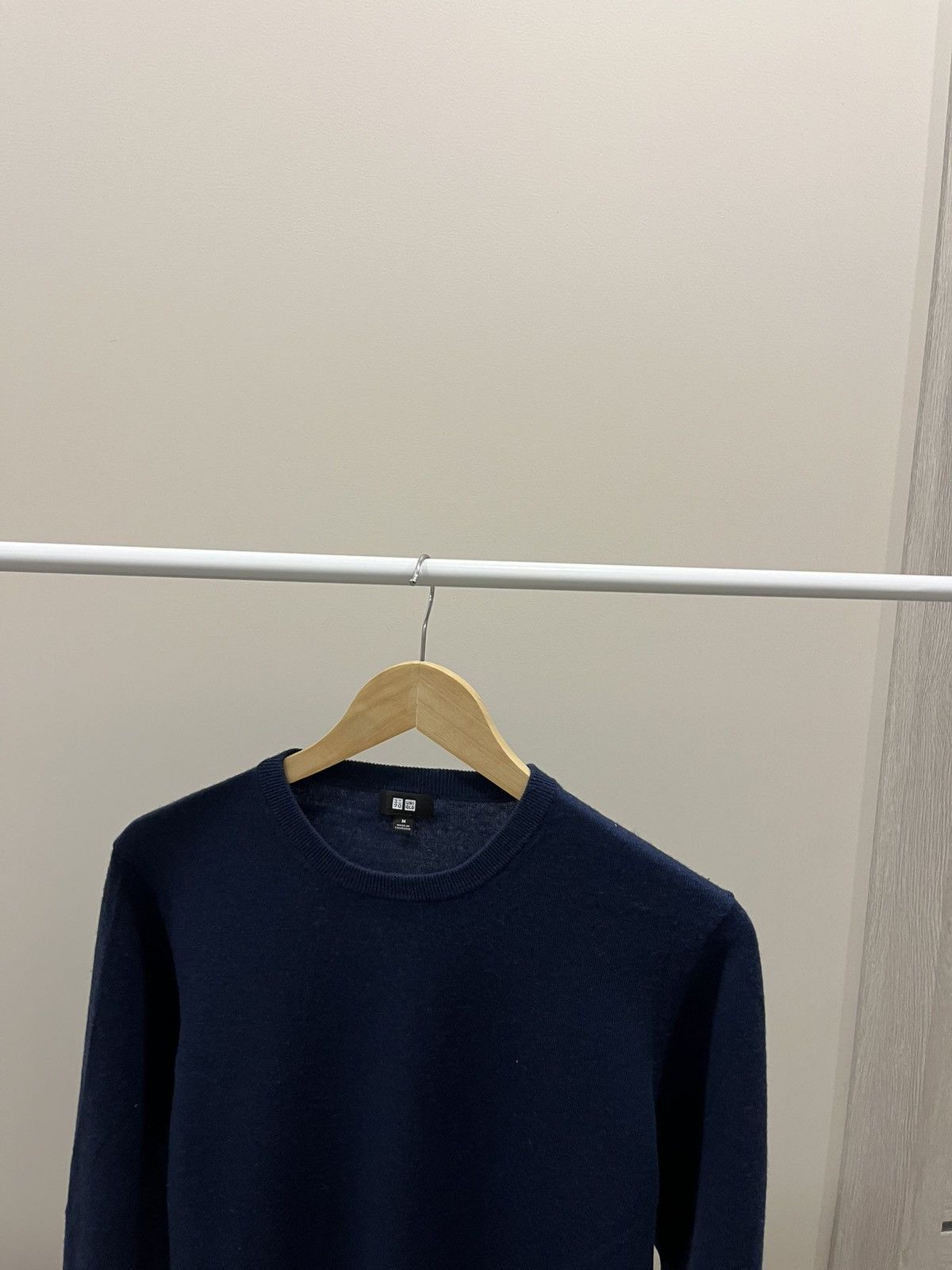Vintage Vintage Uniqlo Wool Sweater Blue Sweatshirt Japanese Style Size US M / EU 48-50 / 2 - 2 Thumbnail